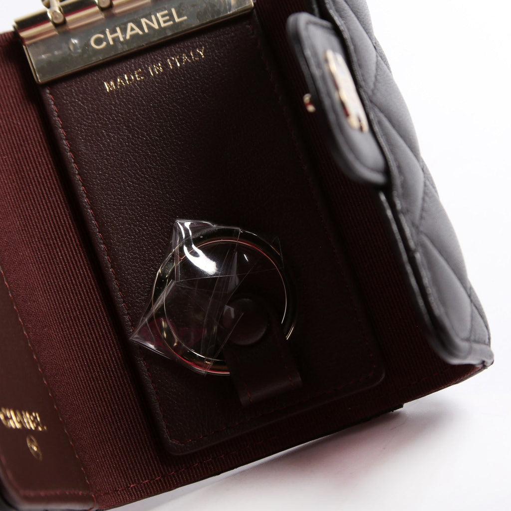 Classic Flap 4 Key Holder Lamb RFID Black