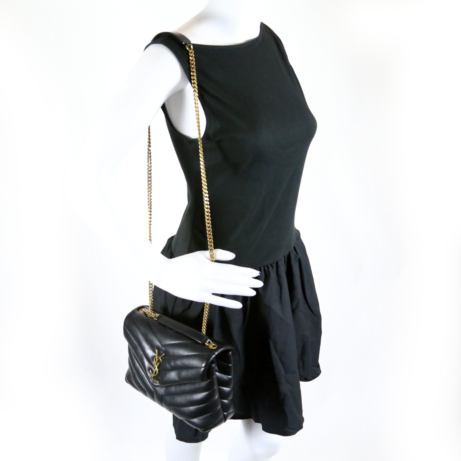 LouLou Satchel Small 494699 Black
