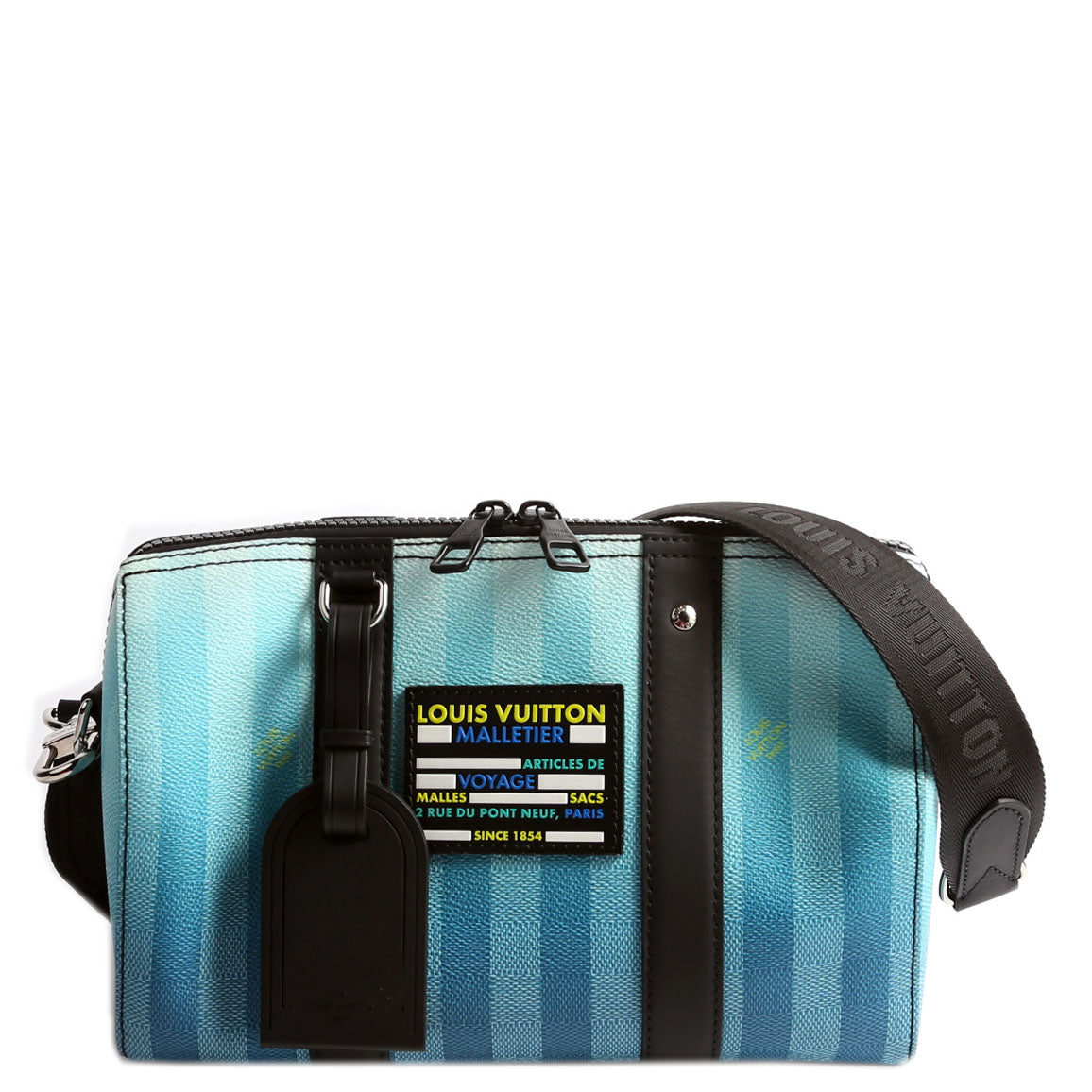 City Keepall Damier Stripes Graident