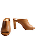 Corinthe 100 MM Peep Toe Mules Size 37.5