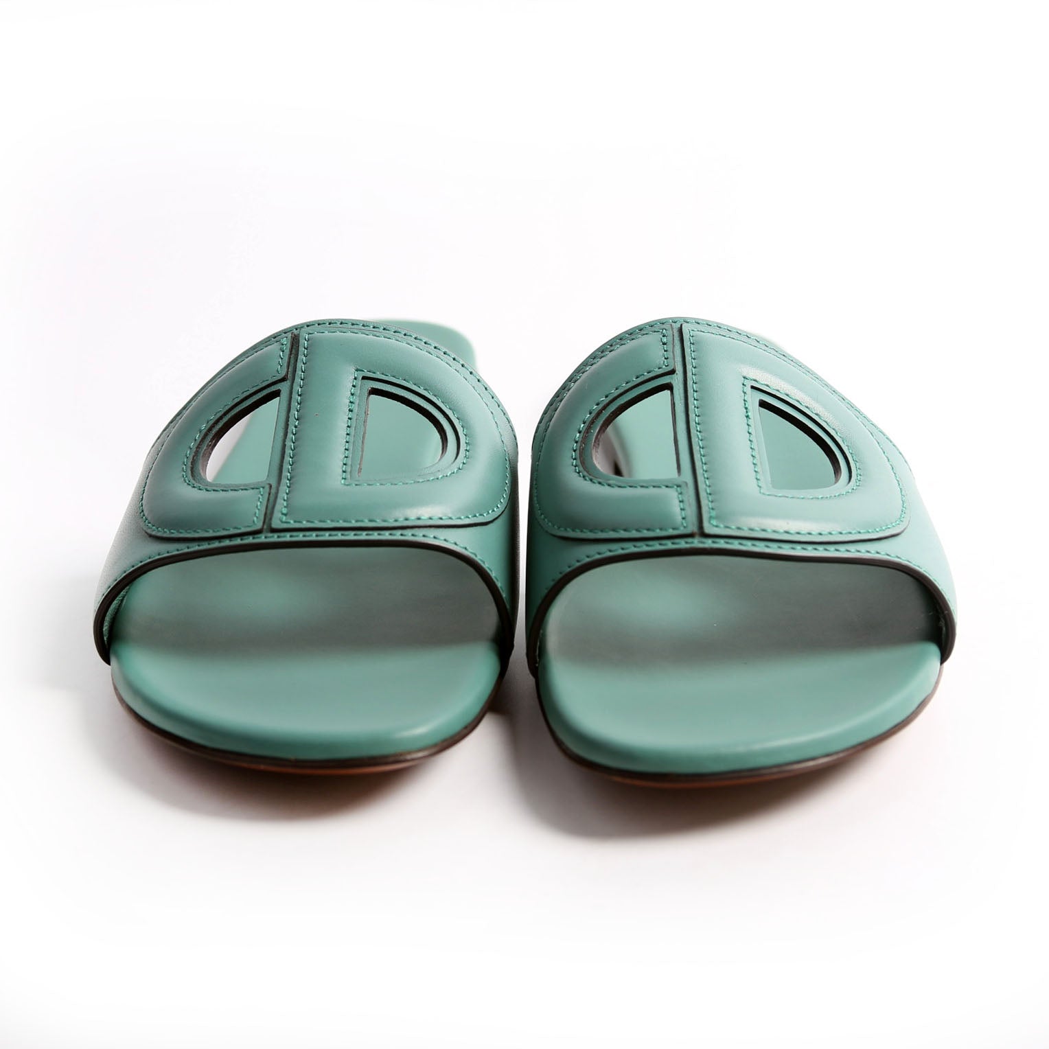 D-Club Slide Leather Sandals Size 37