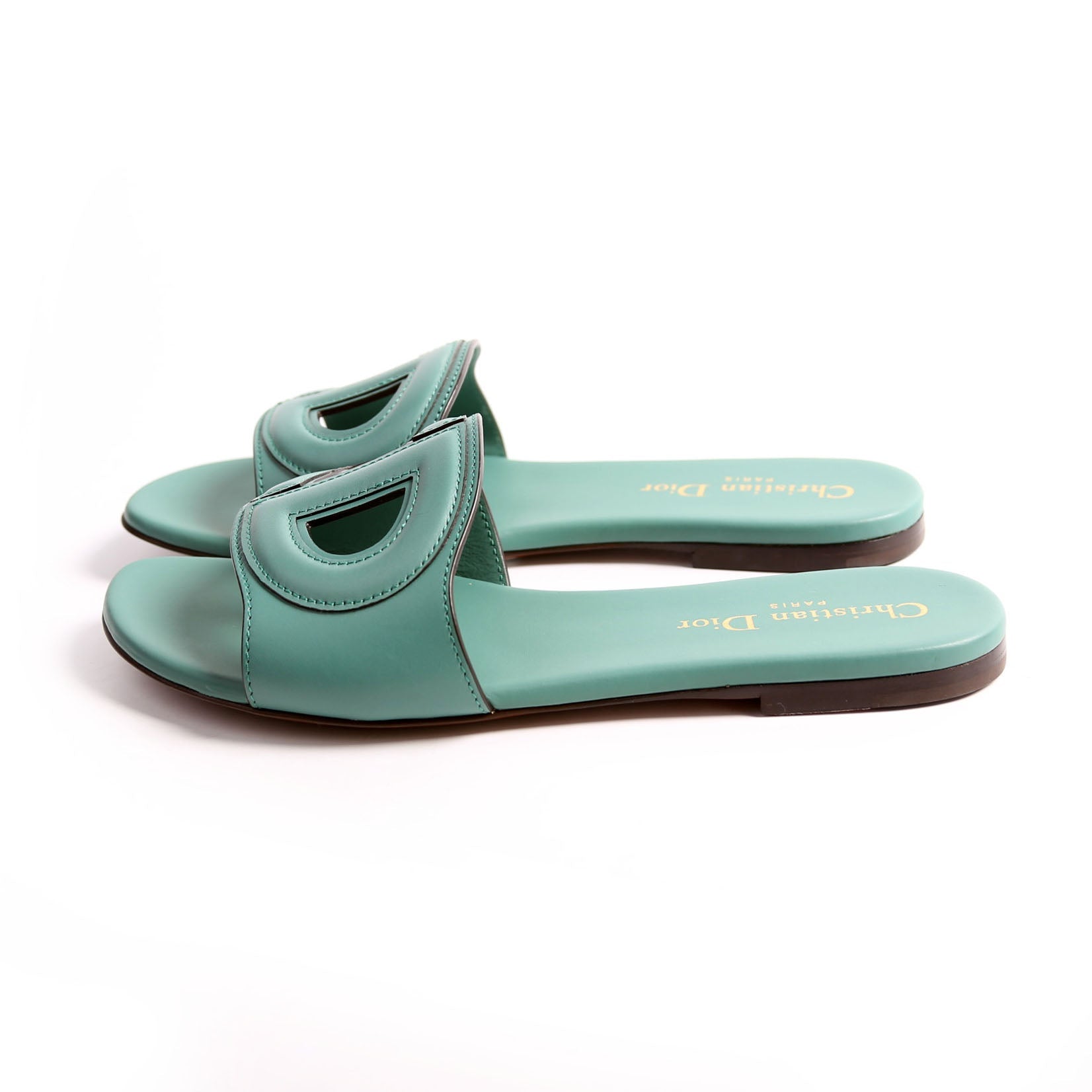 D-Club Slide Leather Sandals Size 37