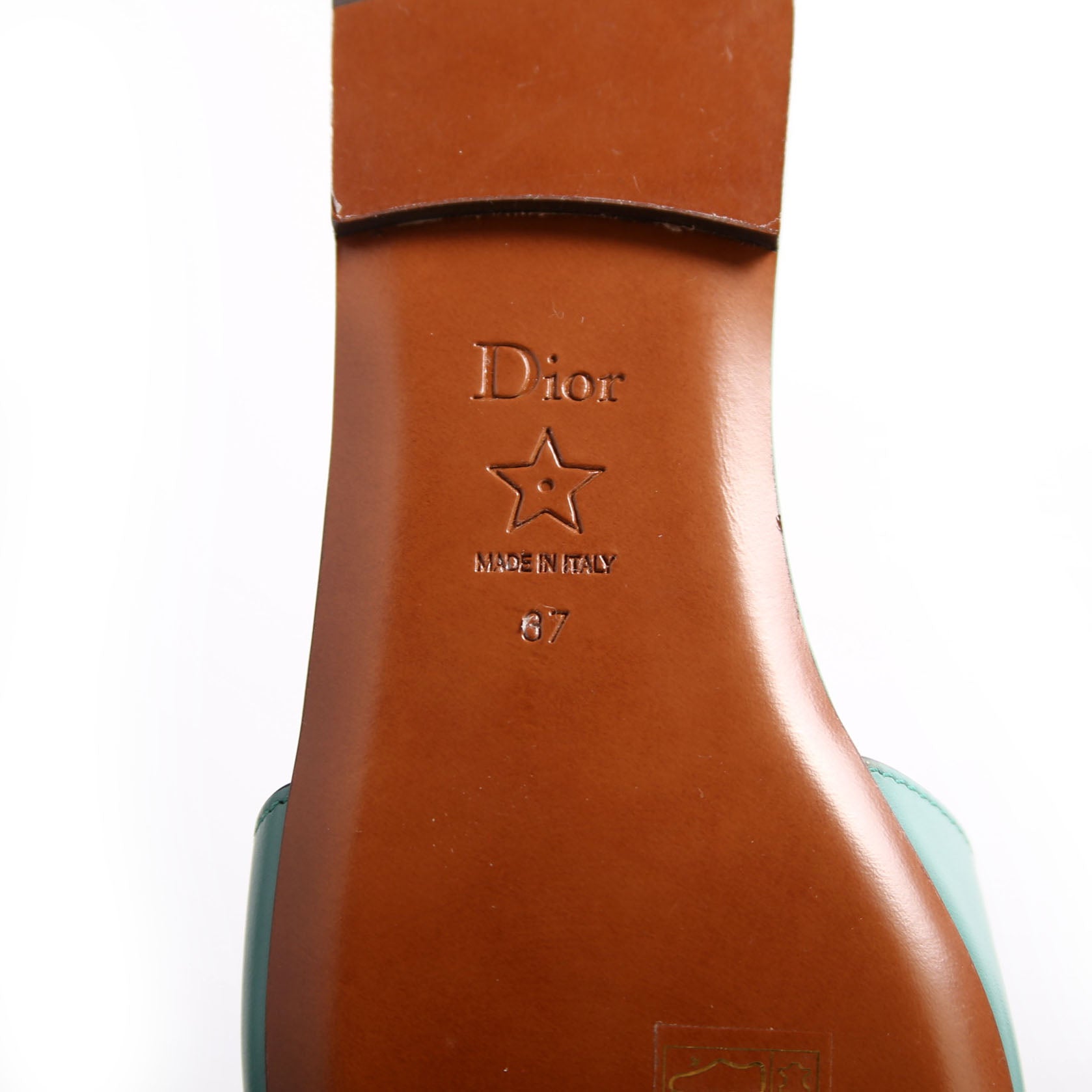 D-Club Slide Leather Sandals Size 37