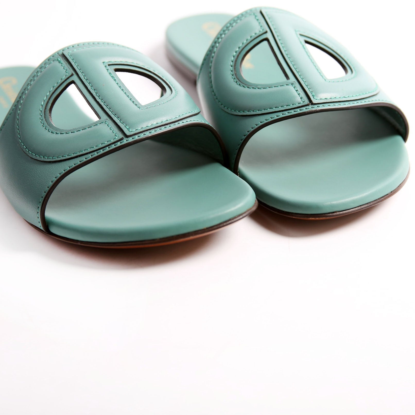 D-Club Slide Leather Sandals Size 37