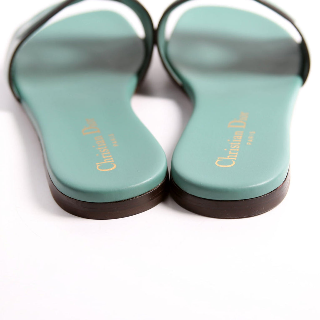 D-Club Slide Leather Sandals Size 37