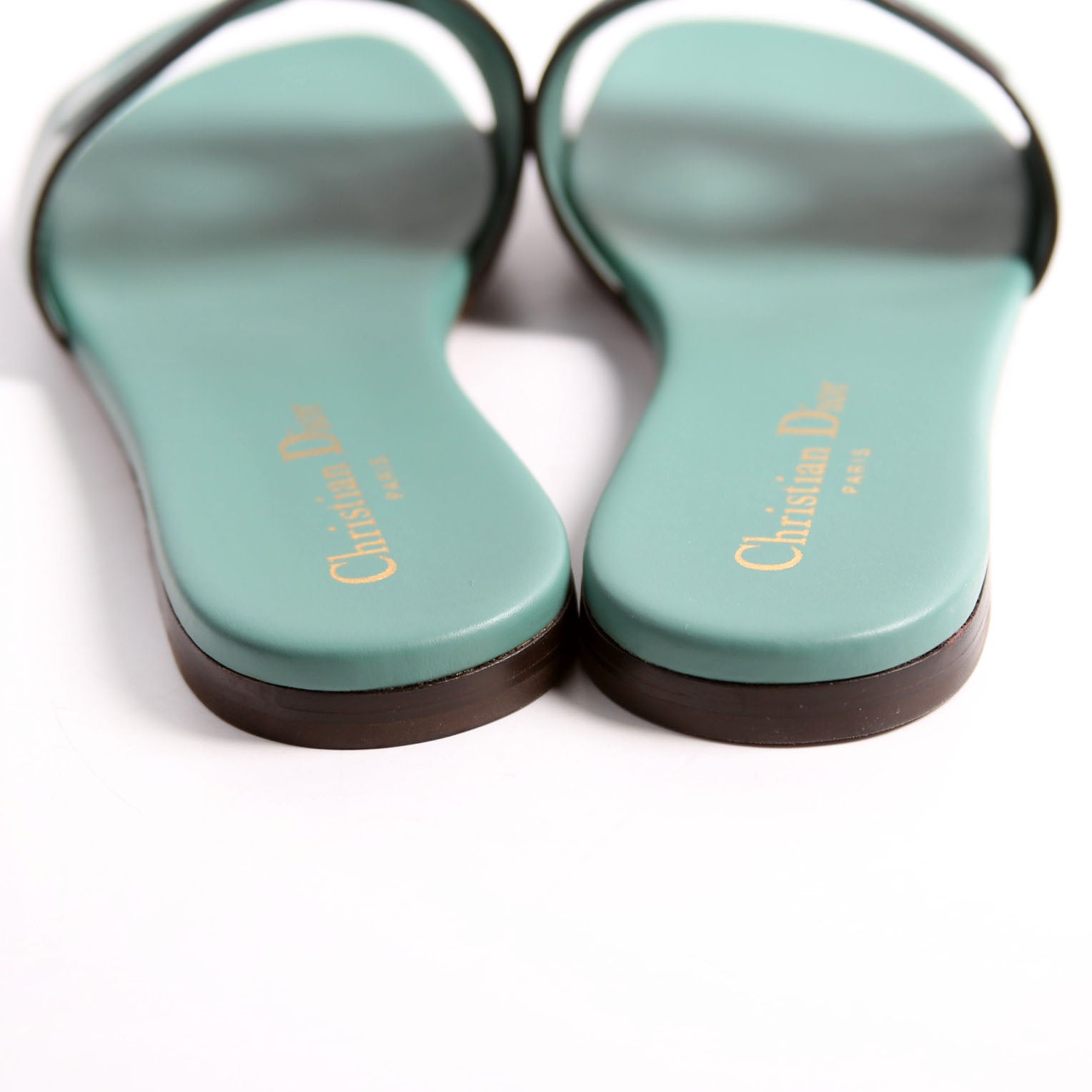 D-Club Slide Leather Sandals Size 37