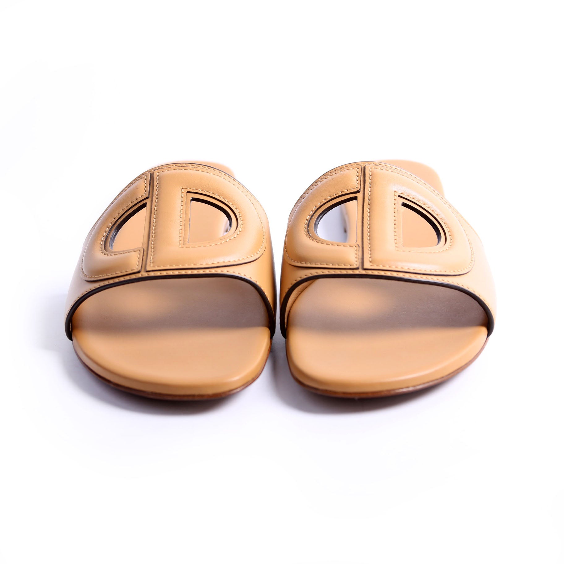D-Club Slide Leather Sandals Size 37