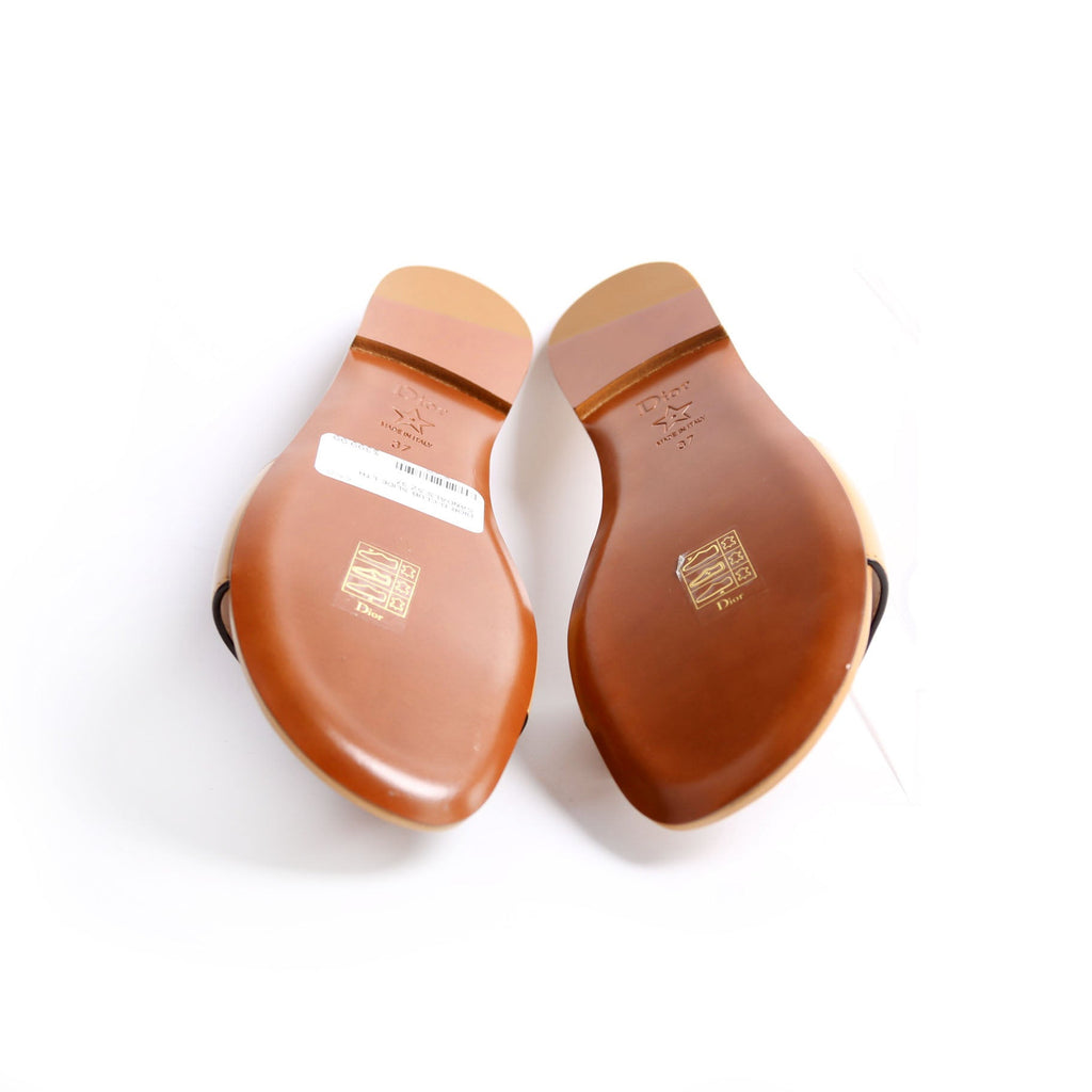 D-Club Slide Leather Sandals Size 37