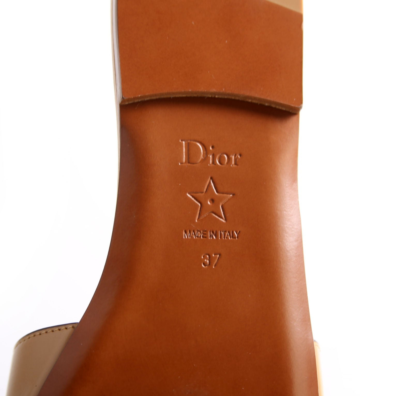 D-Club Slide Leather Sandals Size 37