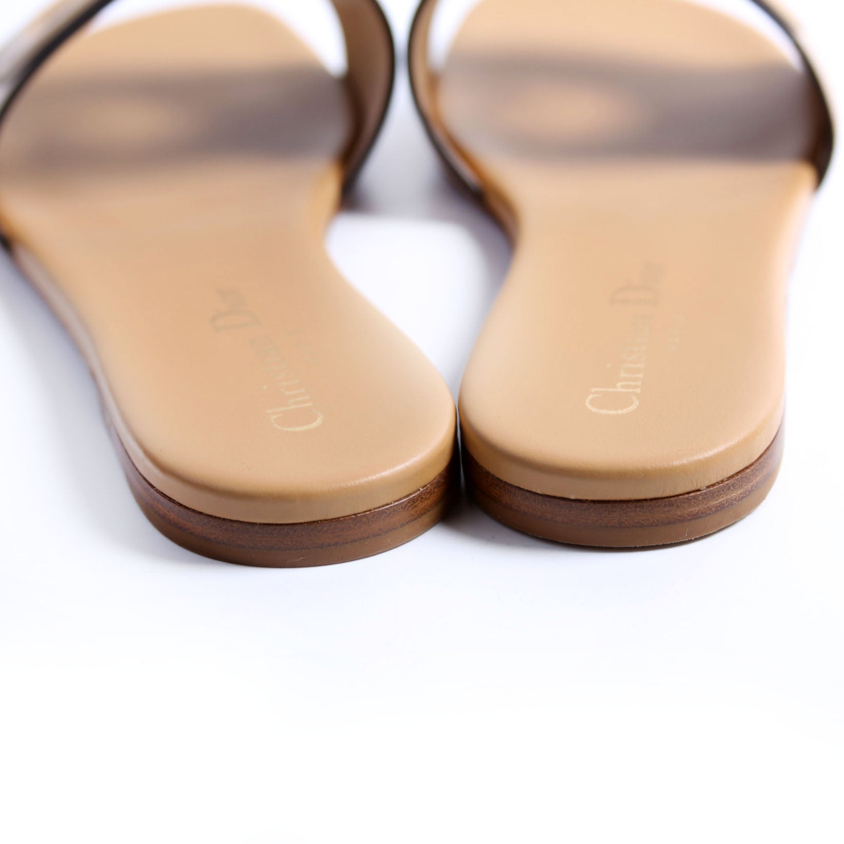 D-Club Slide Leather Sandals Size 37