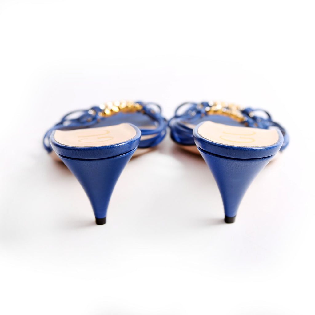 Crystal Interlock G 55mm Sandals Size 38
