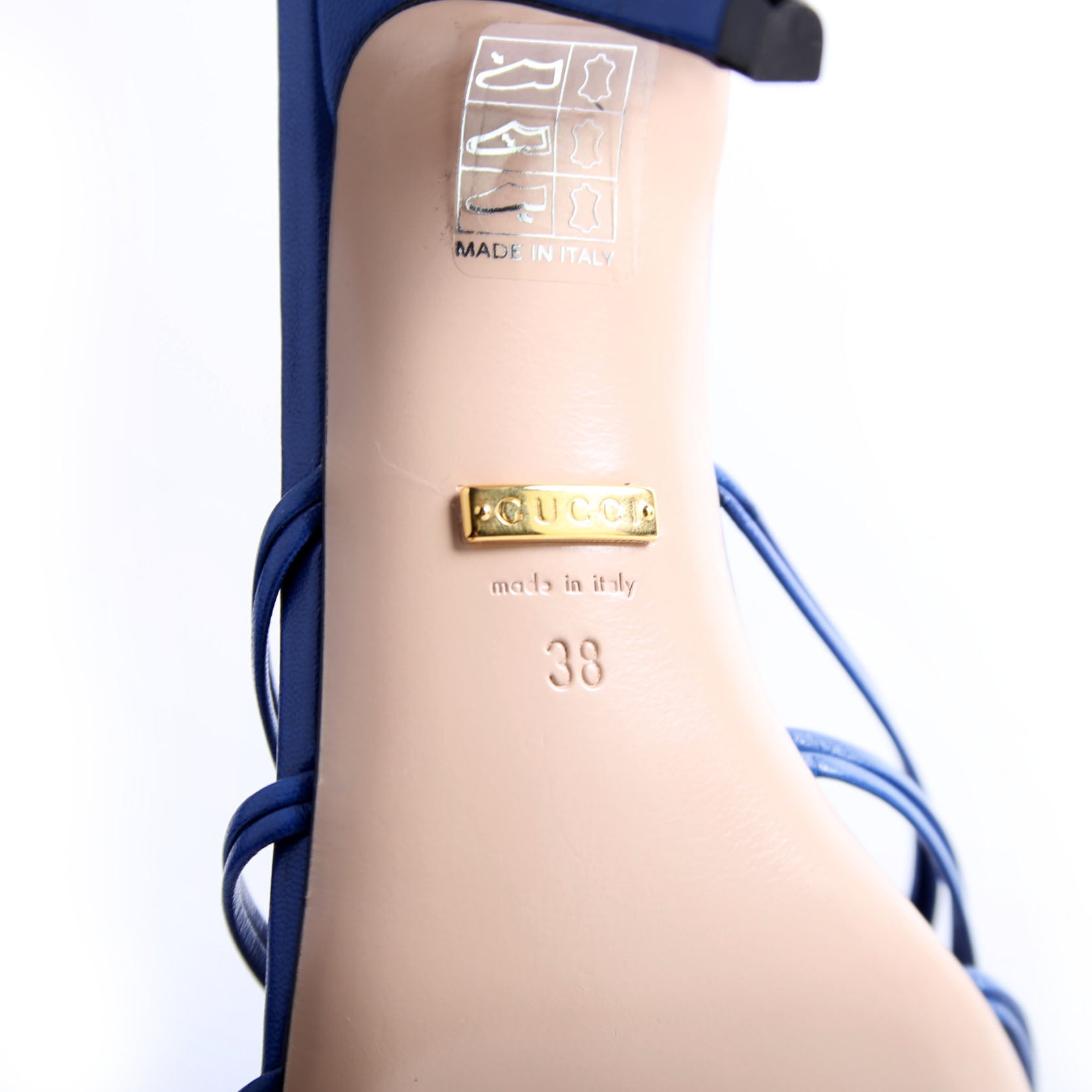 Crystal Interlock G 55mm Sandals Size 38