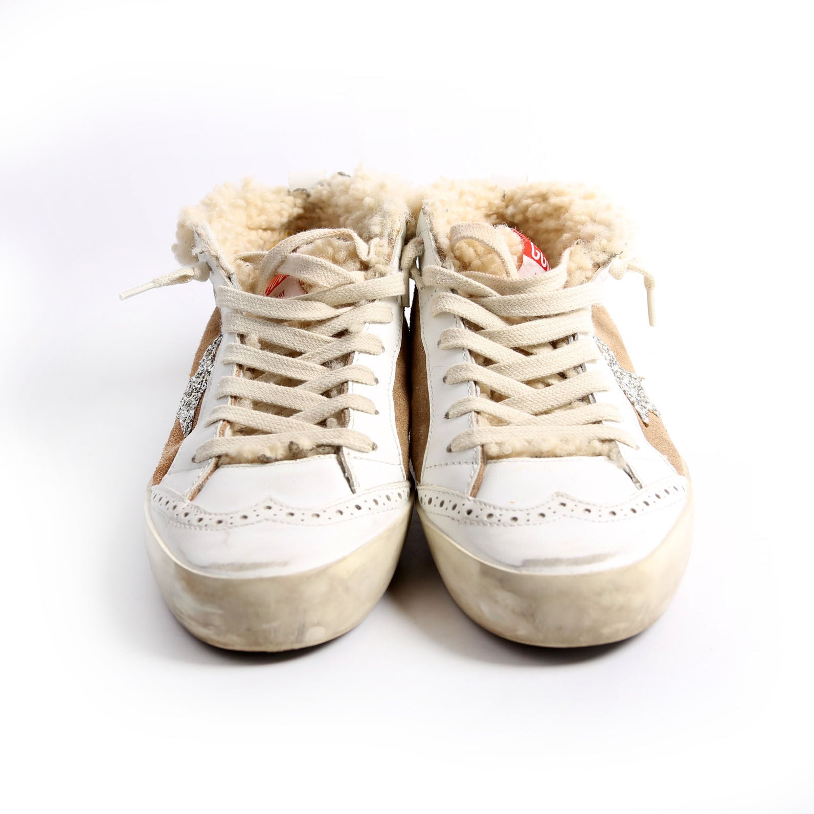 Midstar Sneakers Shearling/Suede Size 38
