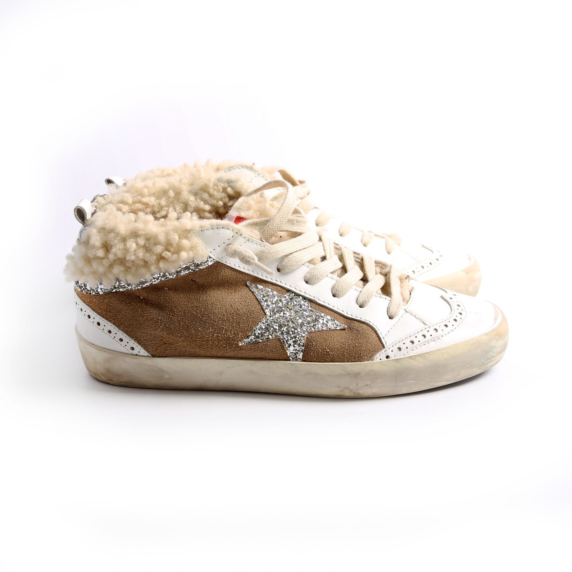 Midstar Sneakers Shearling/Suede Size 38