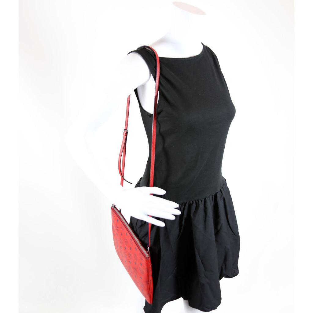 Visetos Pouch Crossbody Red
