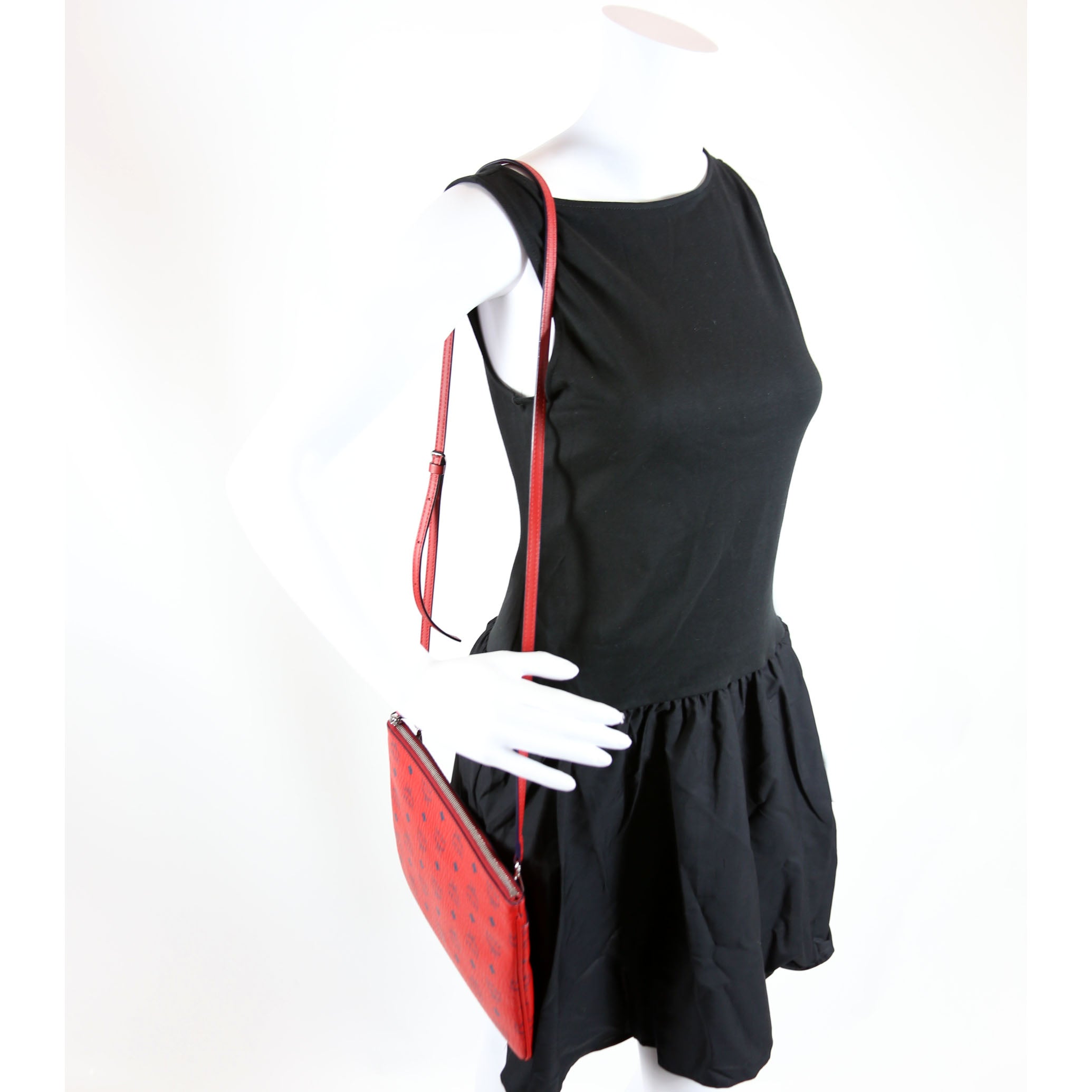 Visetos Pouch Crossbody Red