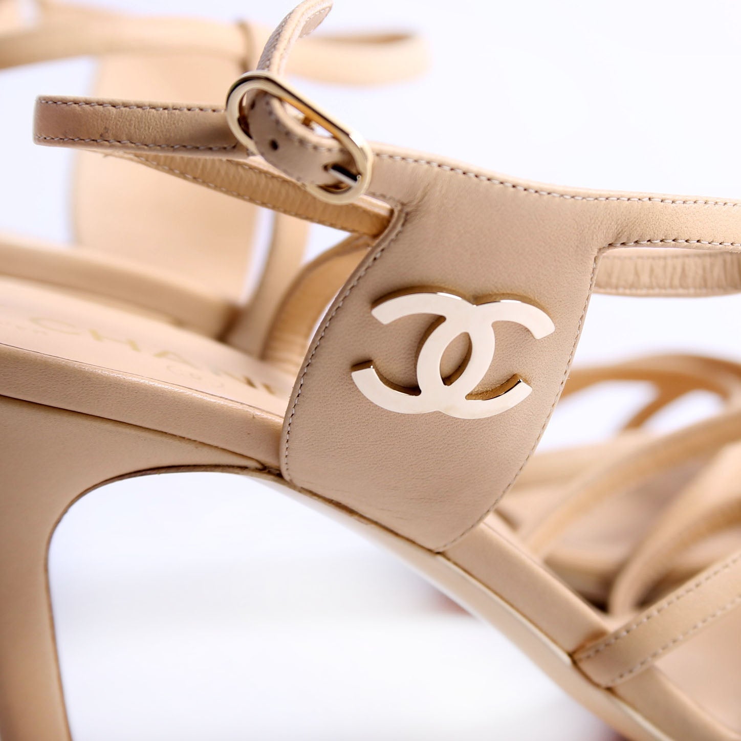 CC Strappy Sandals Size 42 Tan
