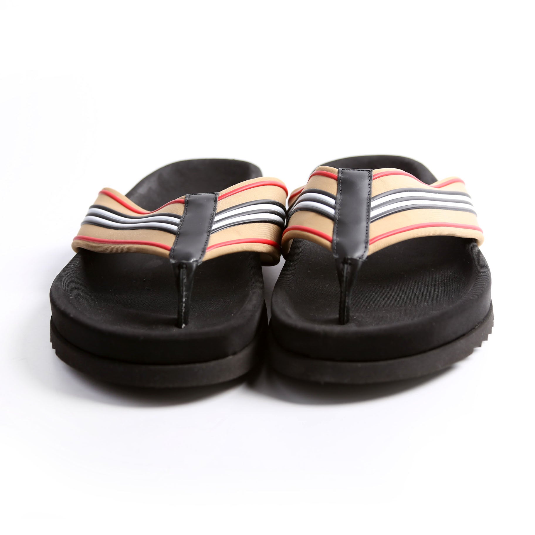 3D Icon Stripe Flip Flops Size 42