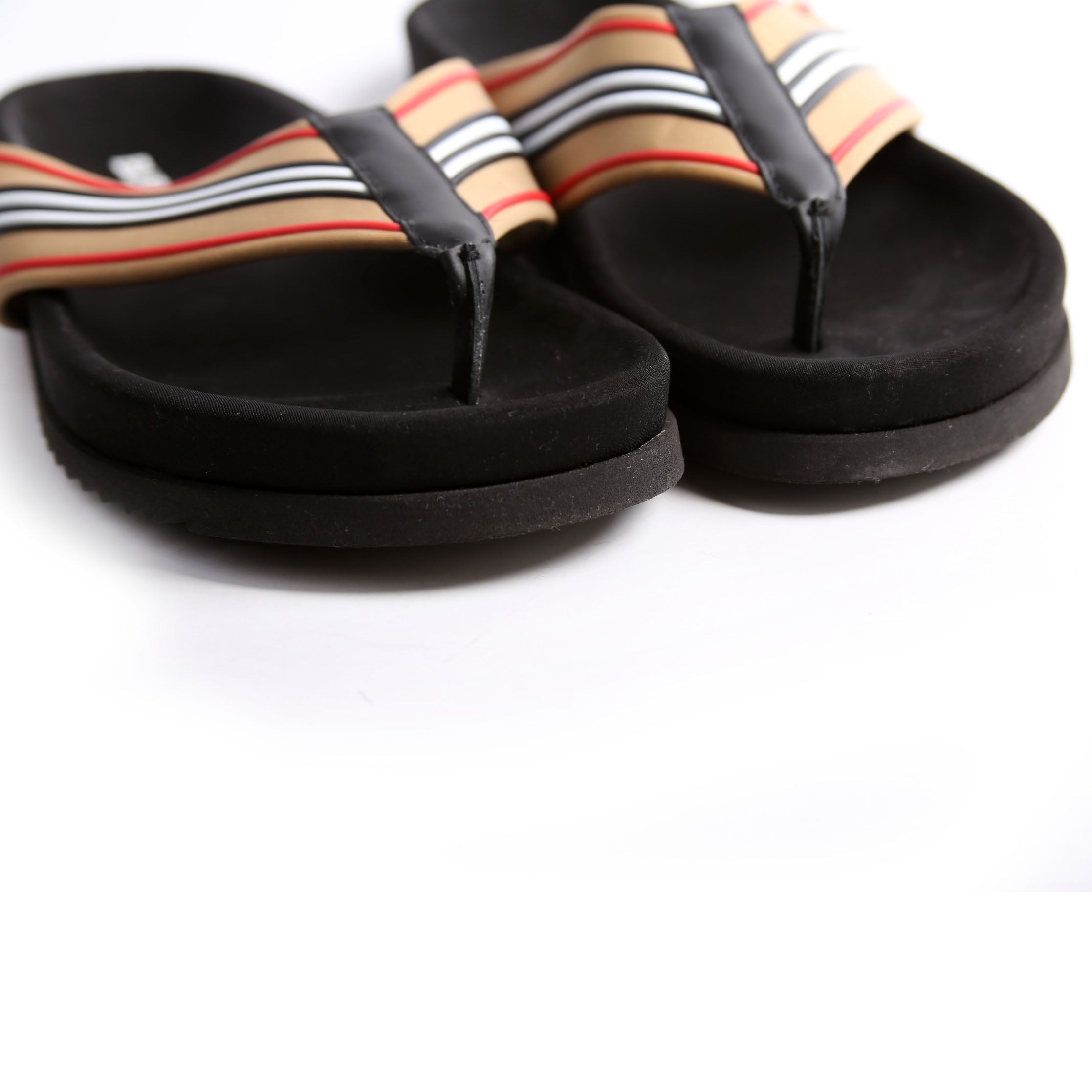 3D Icon Stripe Flip Flops Size 42