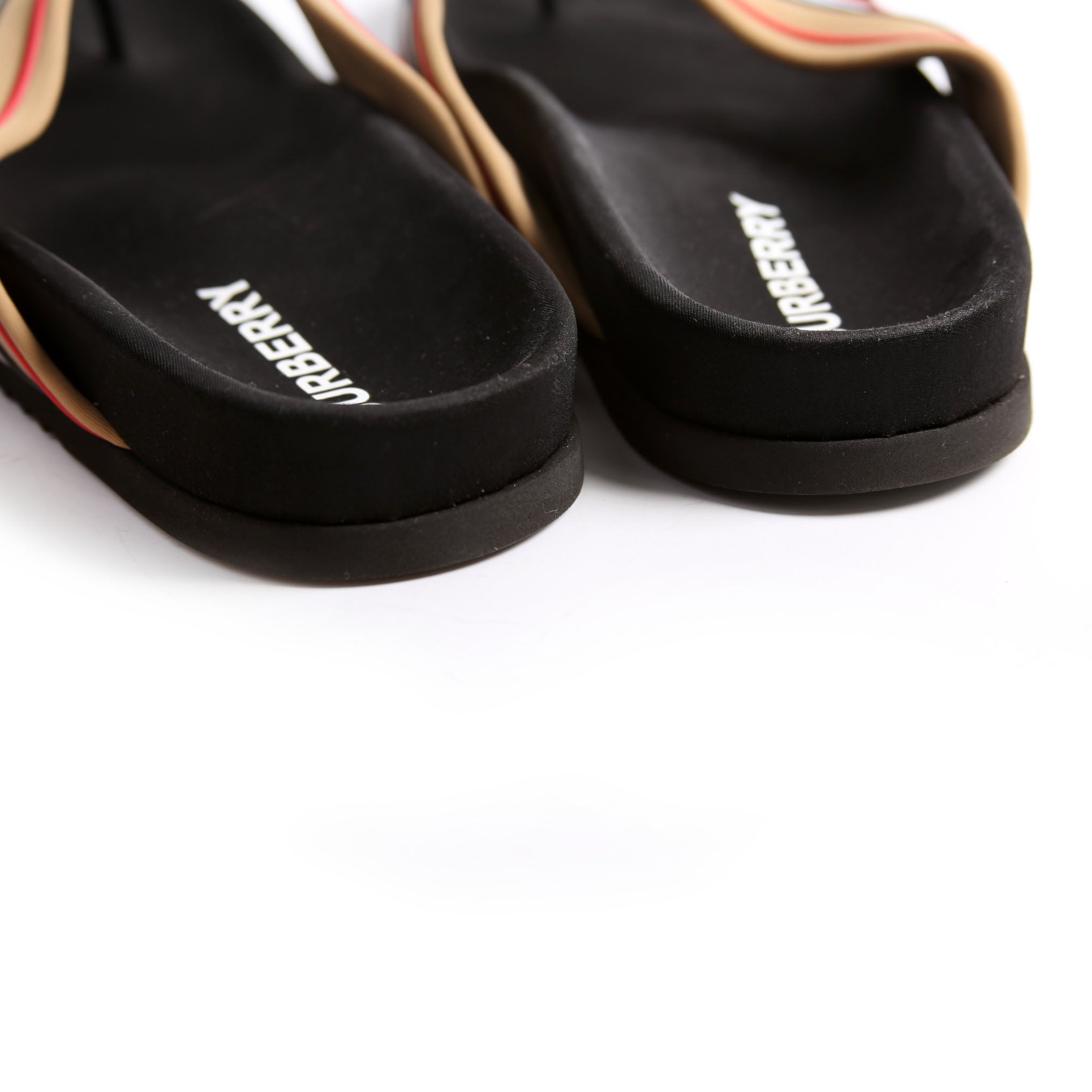 3D Icon Stripe Flip Flops Size 42