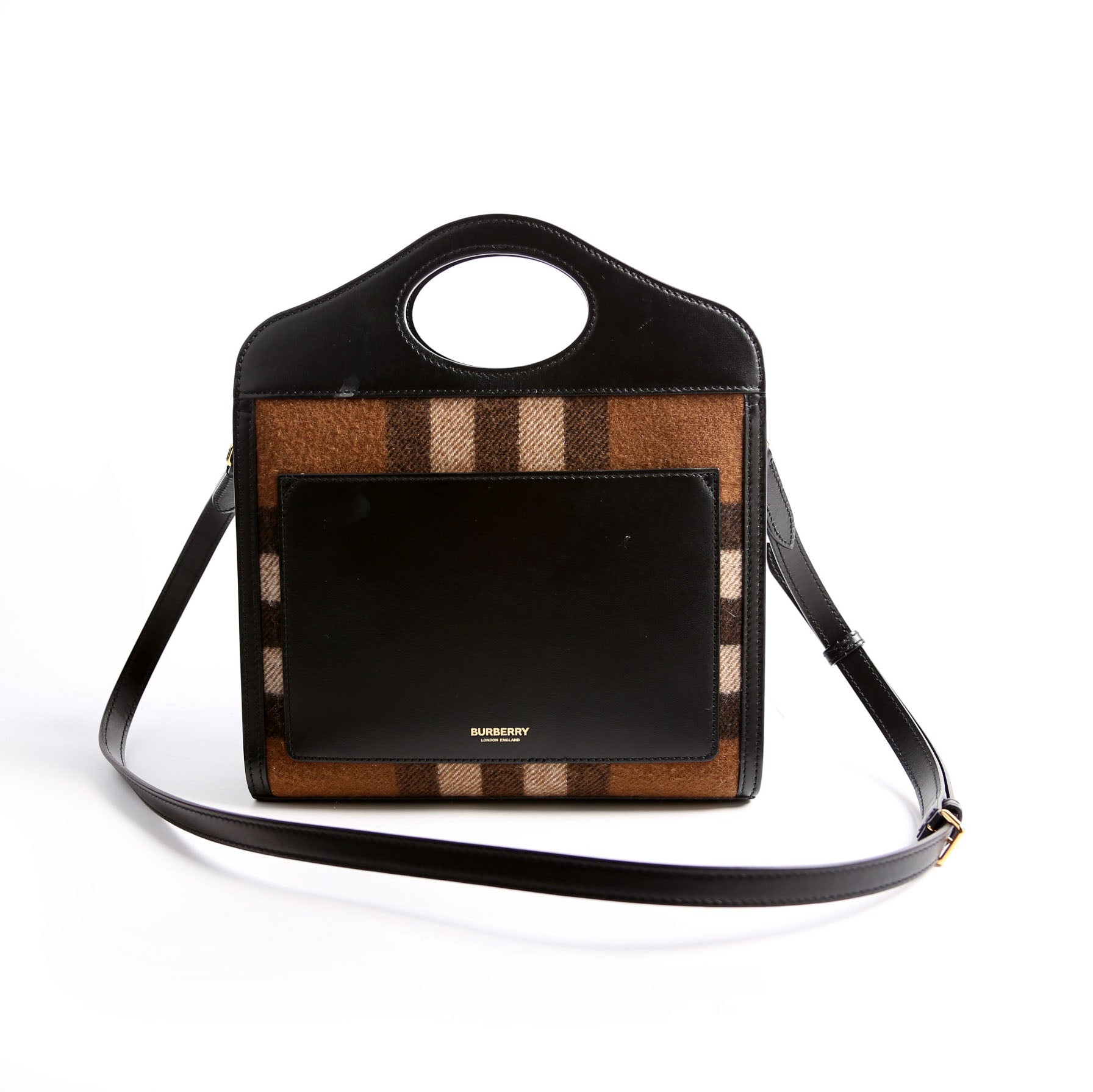 Pocket Bag Mini Canvas Brown/Black