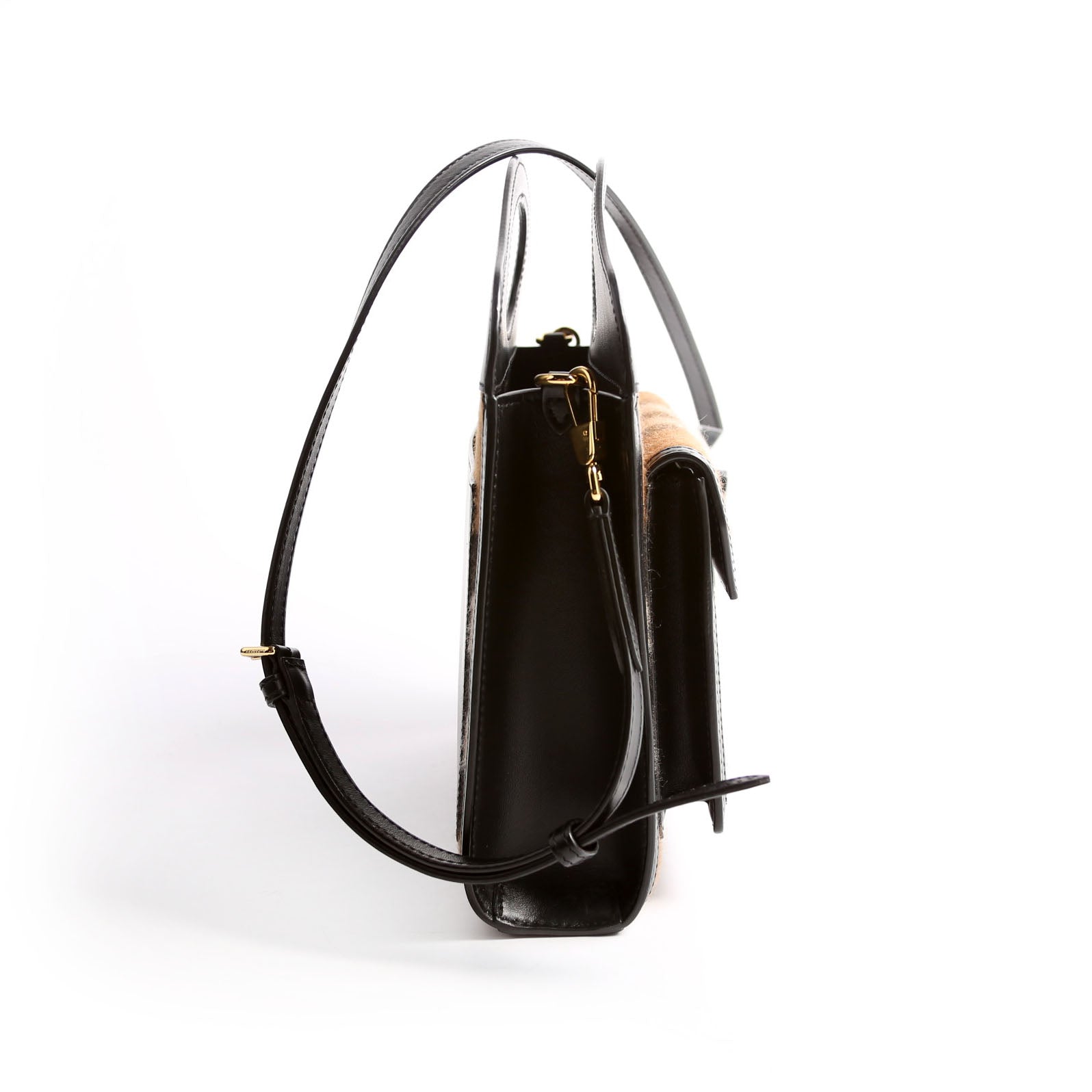 Pocket Bag Mini Canvas Brown/Black