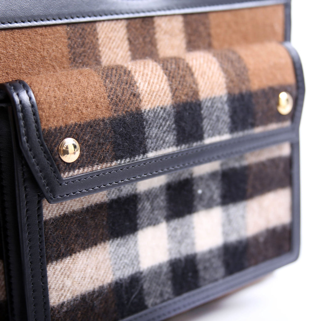 Pocket Bag Mini Canvas Brown/Black