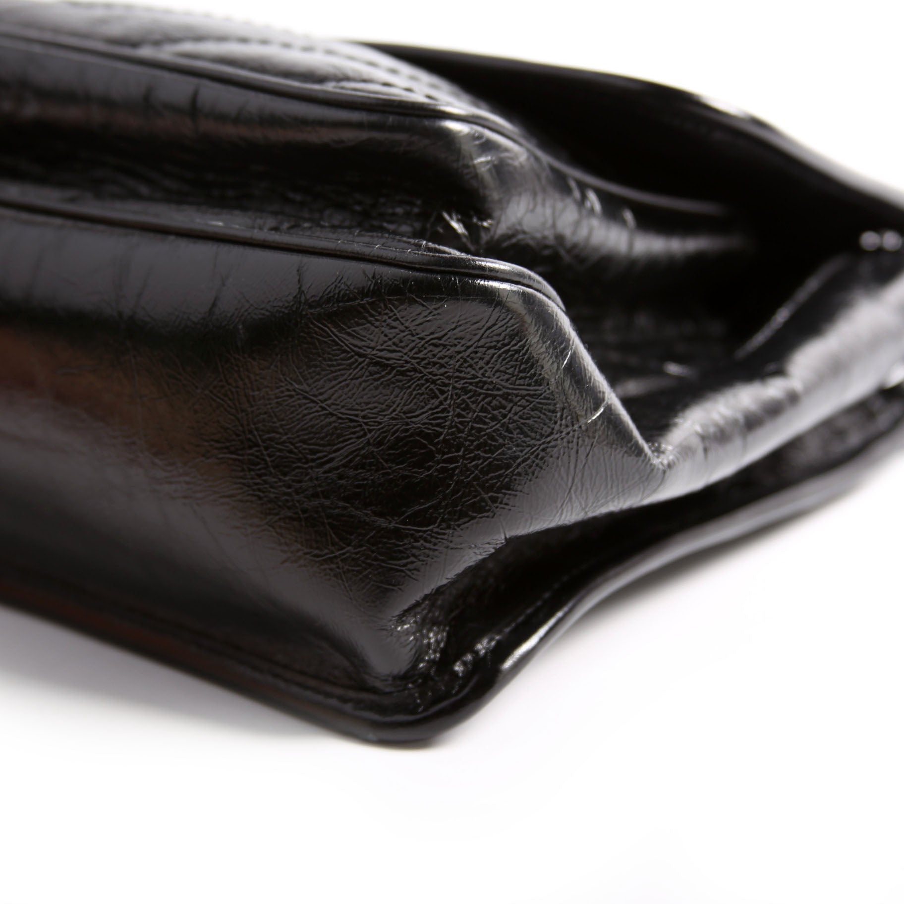 Niki Medium Crinkle Leather 575055 Black