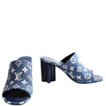 Silhouette Denim Mules Size 38 Blue
