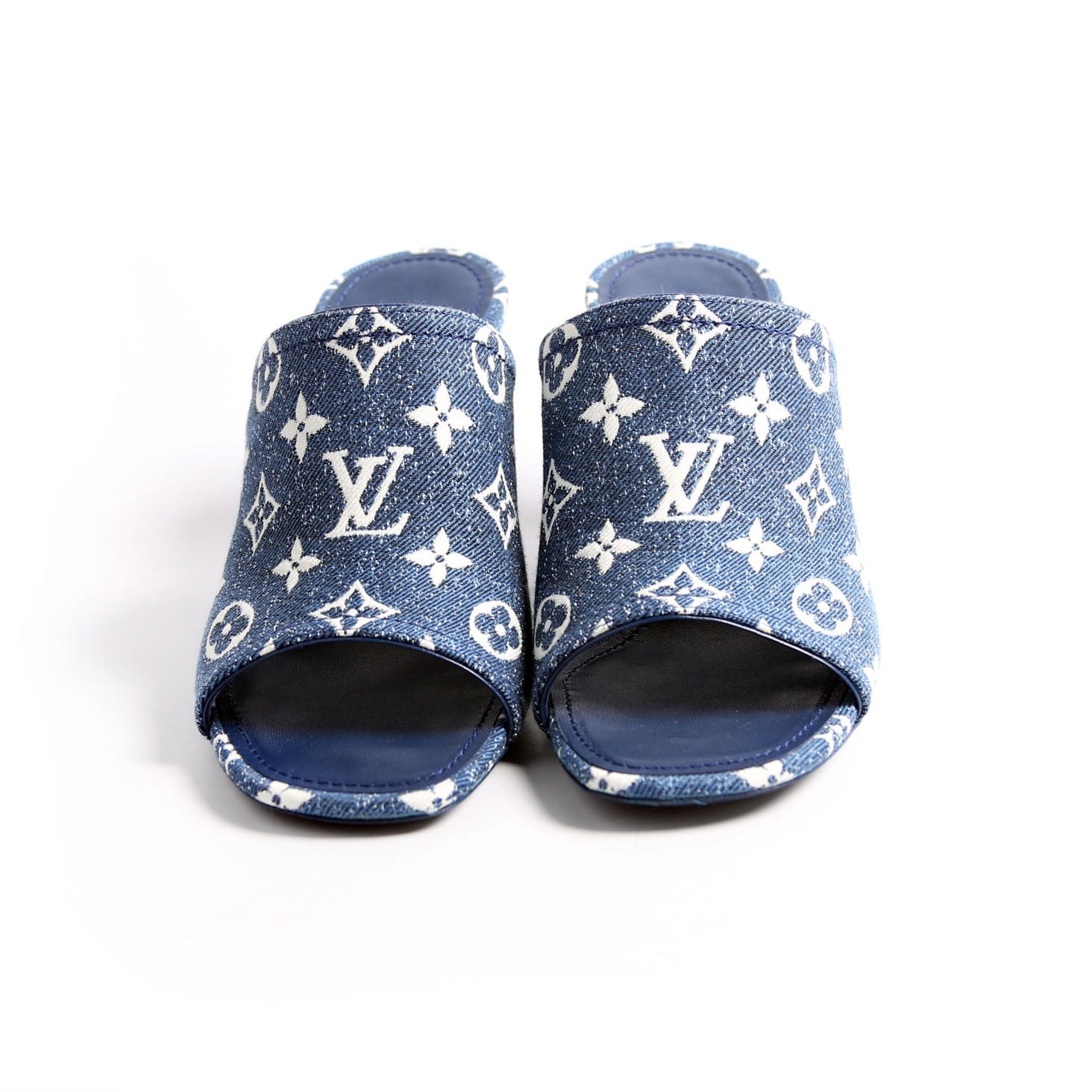 Silhouette Denim Mules Size 38 Blue