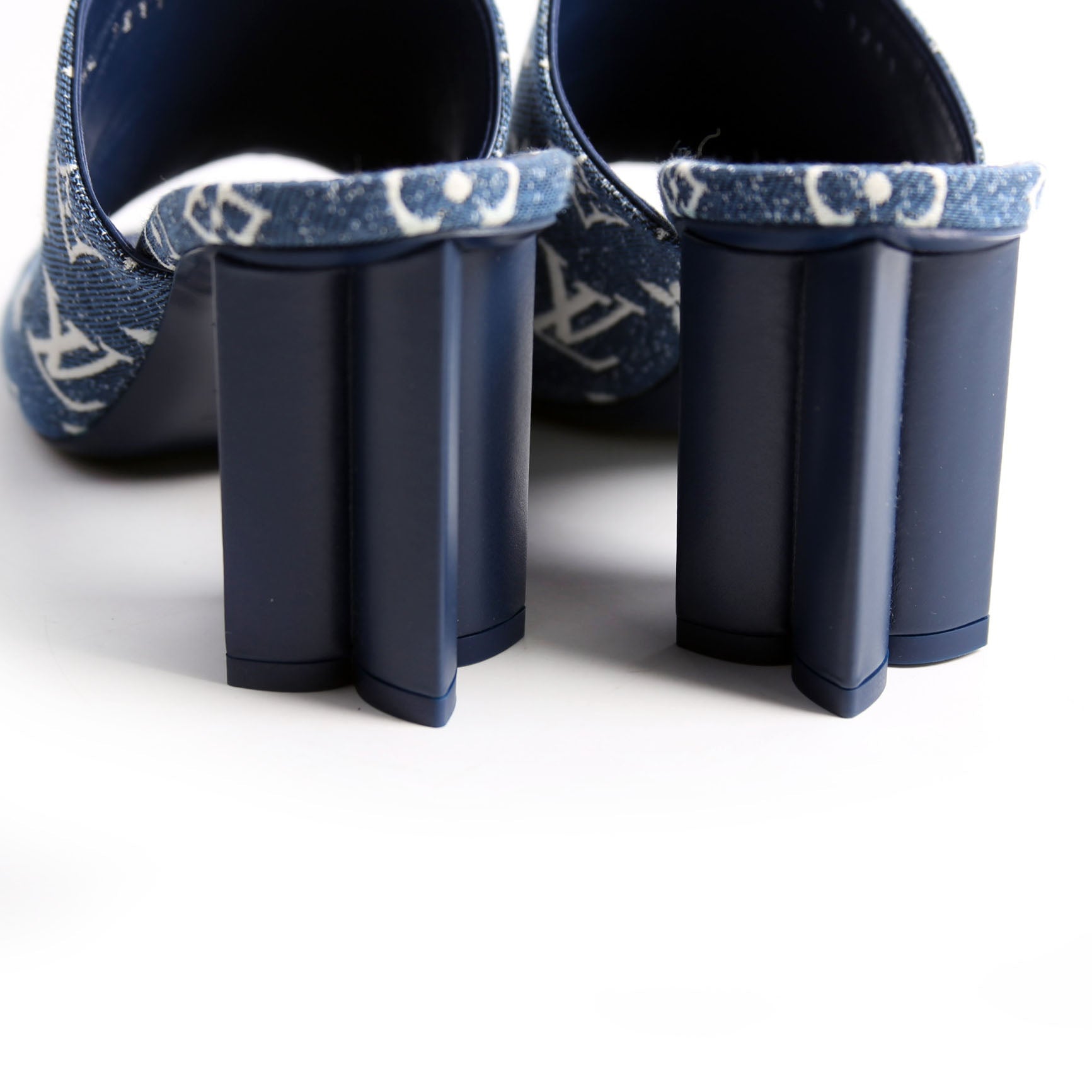 Silhouette Denim Mules Size 38 Blue