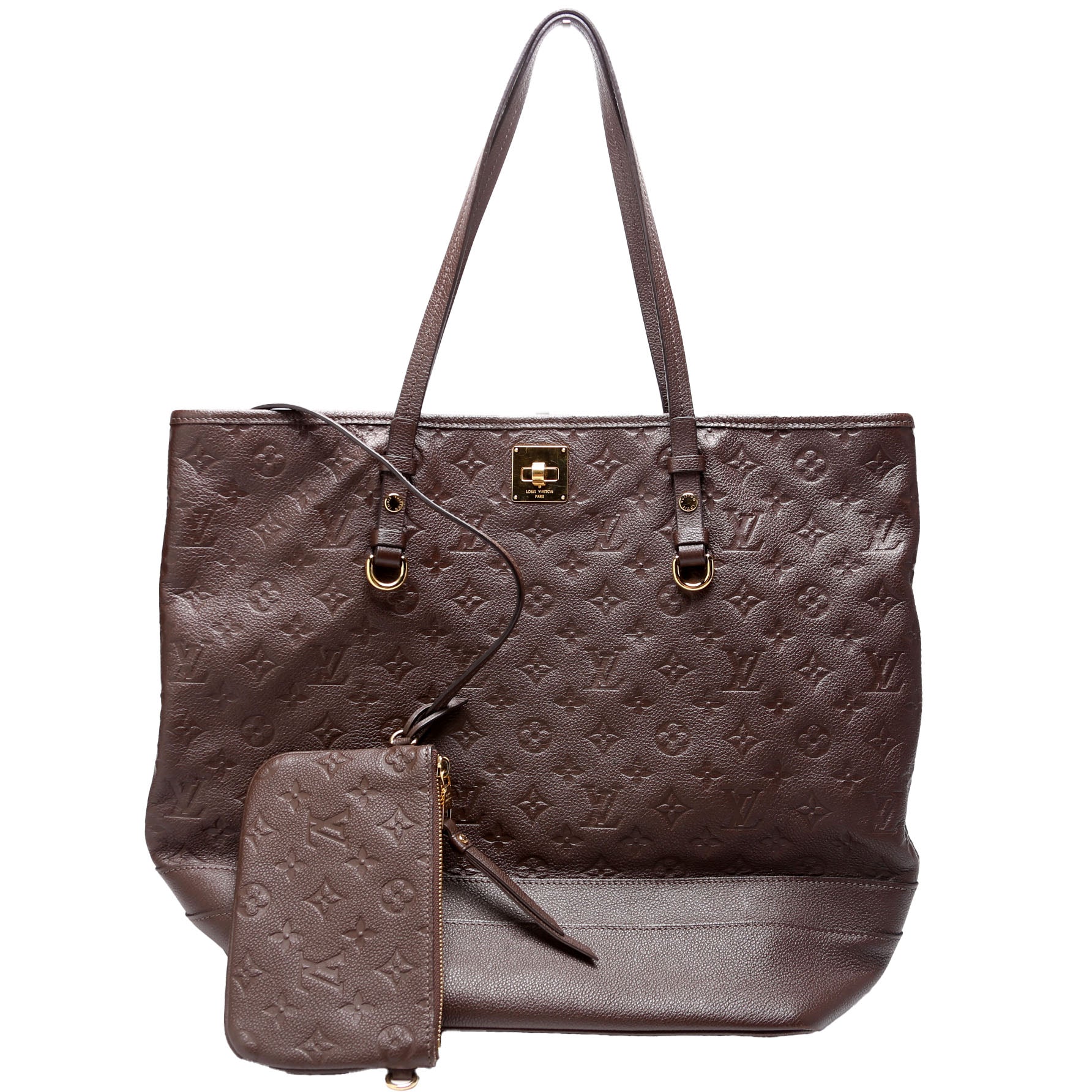 Citadine W/Pouch GM Empreinte Brown