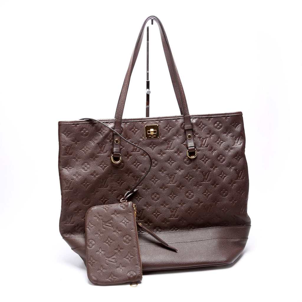 Citadine W/Pouch GM Empreinte Brown