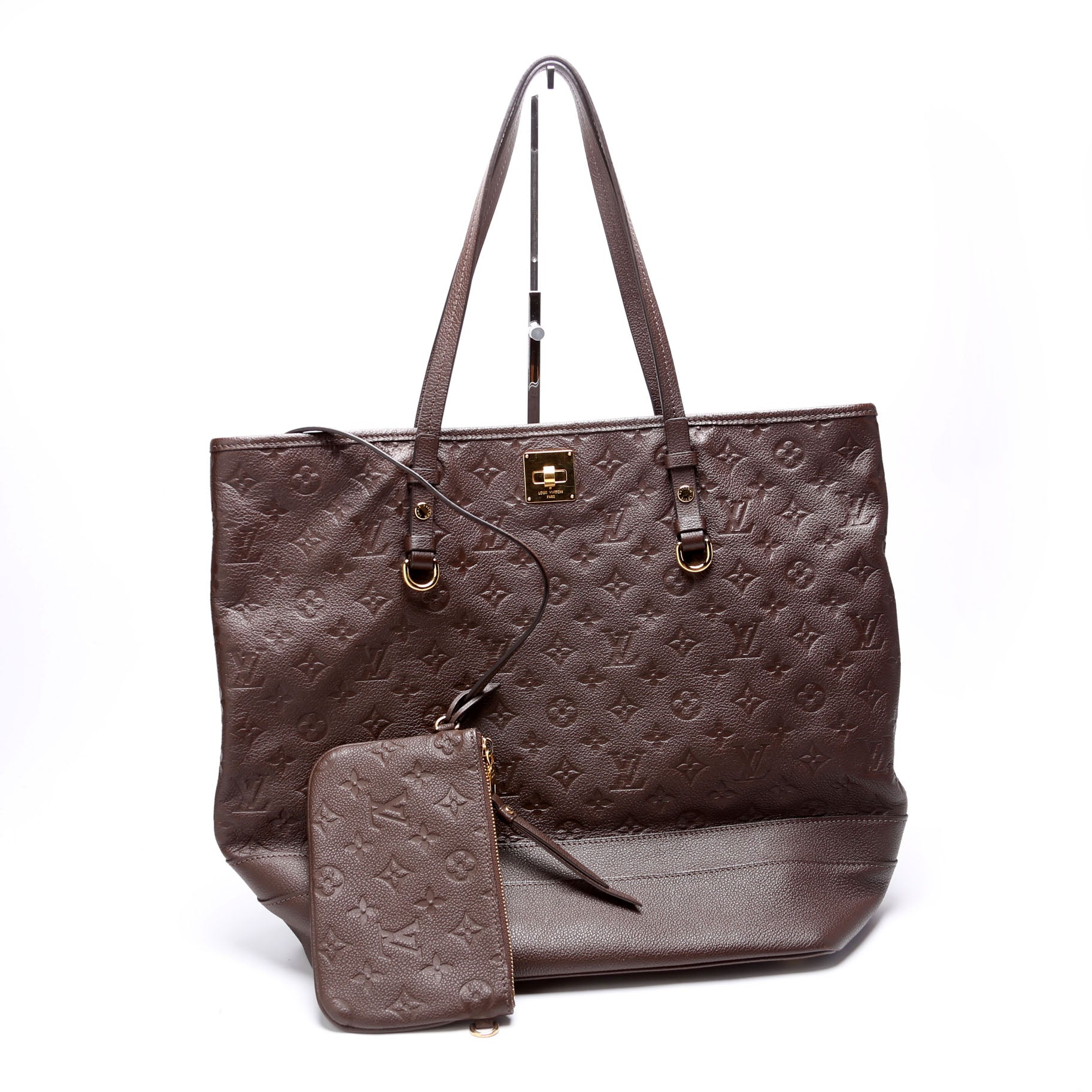 Citadine W/Pouch GM Empreinte Brown