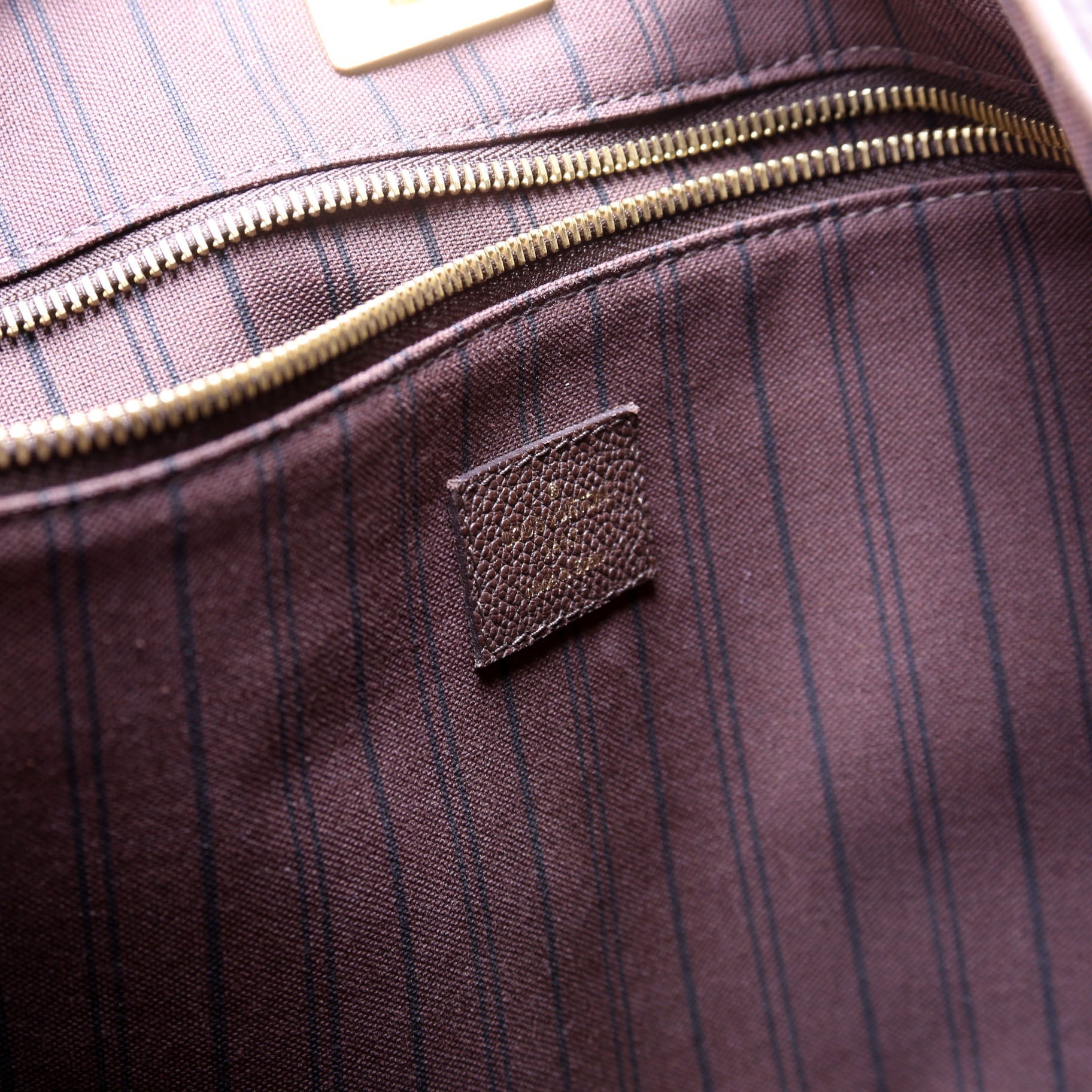 Citadine W/Pouch GM Empreinte Brown