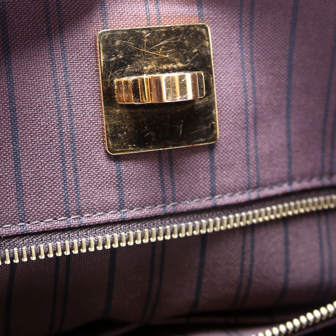 Citadine W/Pouch GM Empreinte Brown