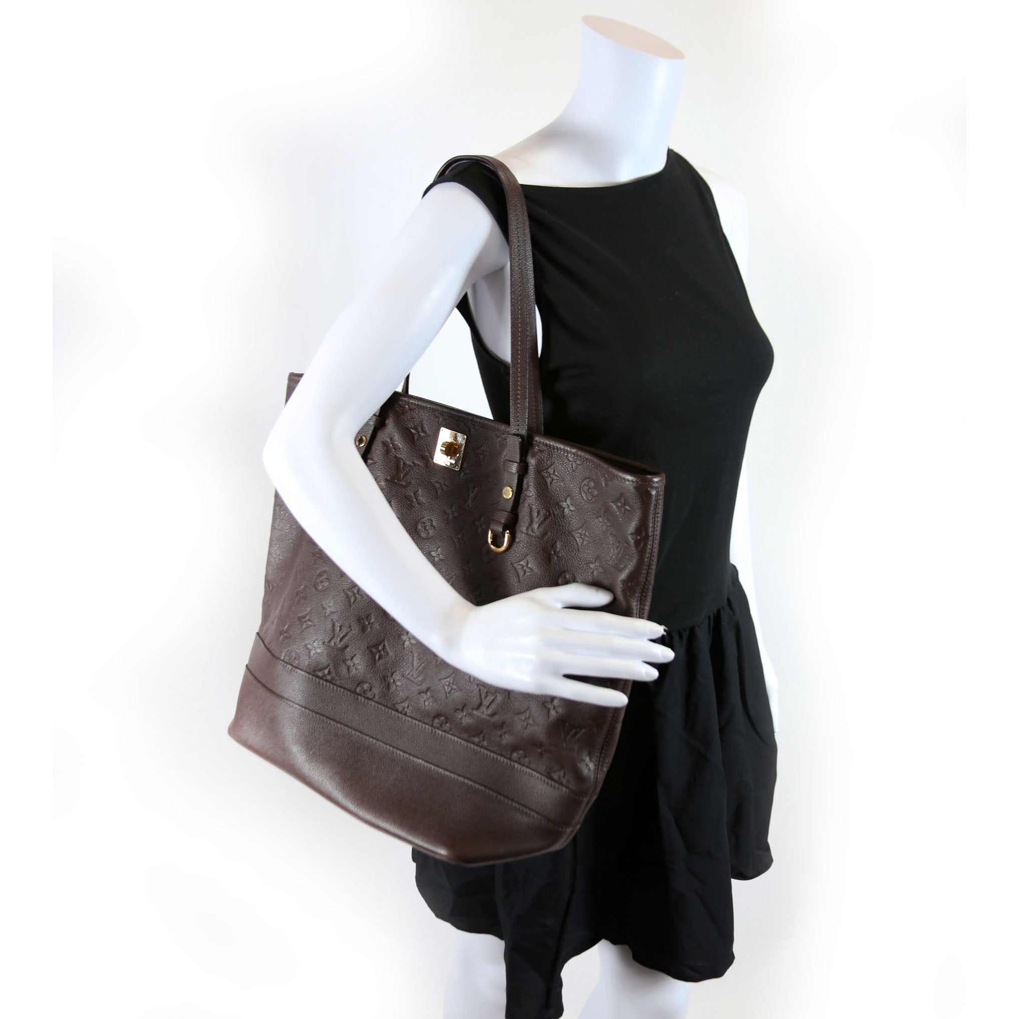 Citadine W/Pouch GM Empreinte Brown