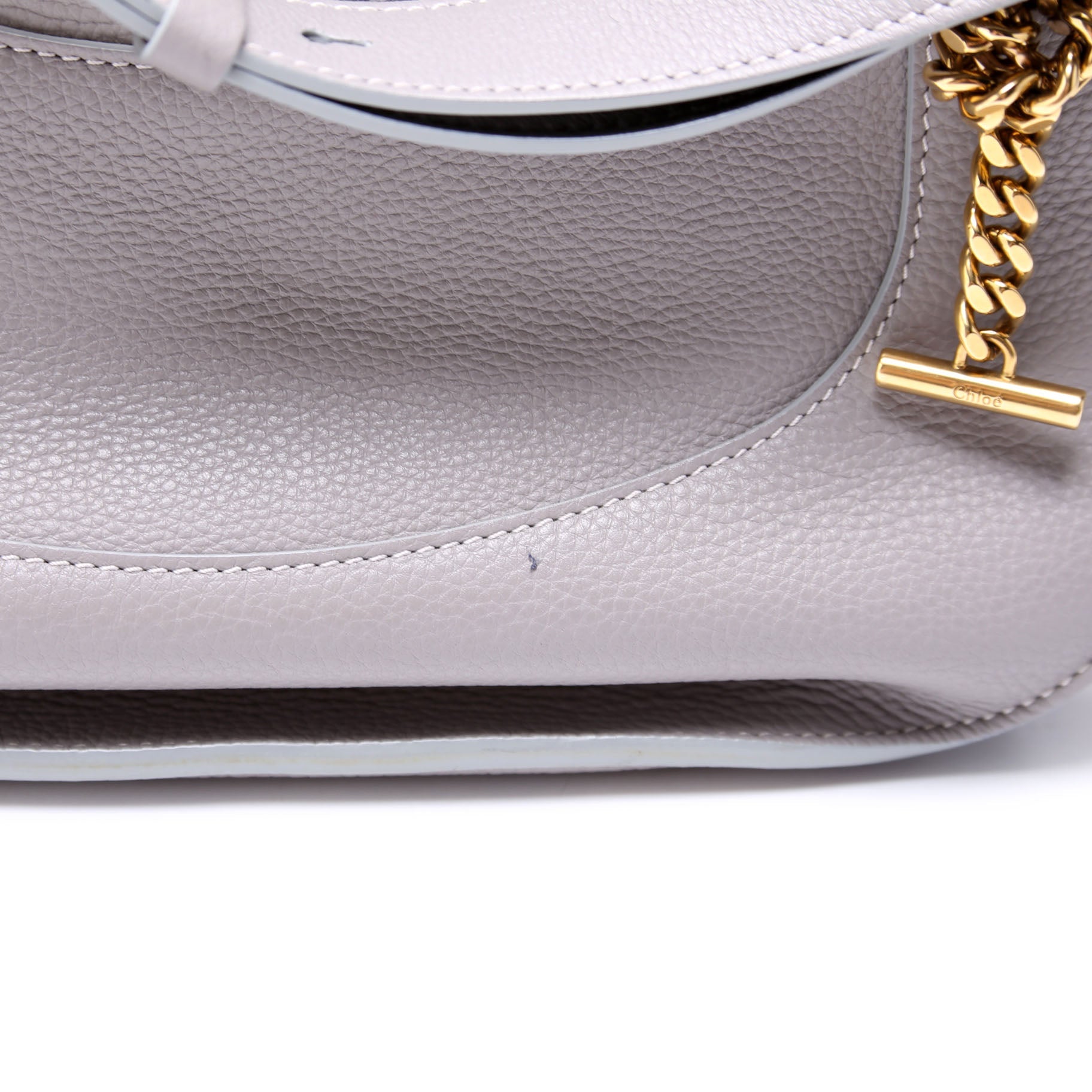 Hayley Leather Hobo Gray and Black