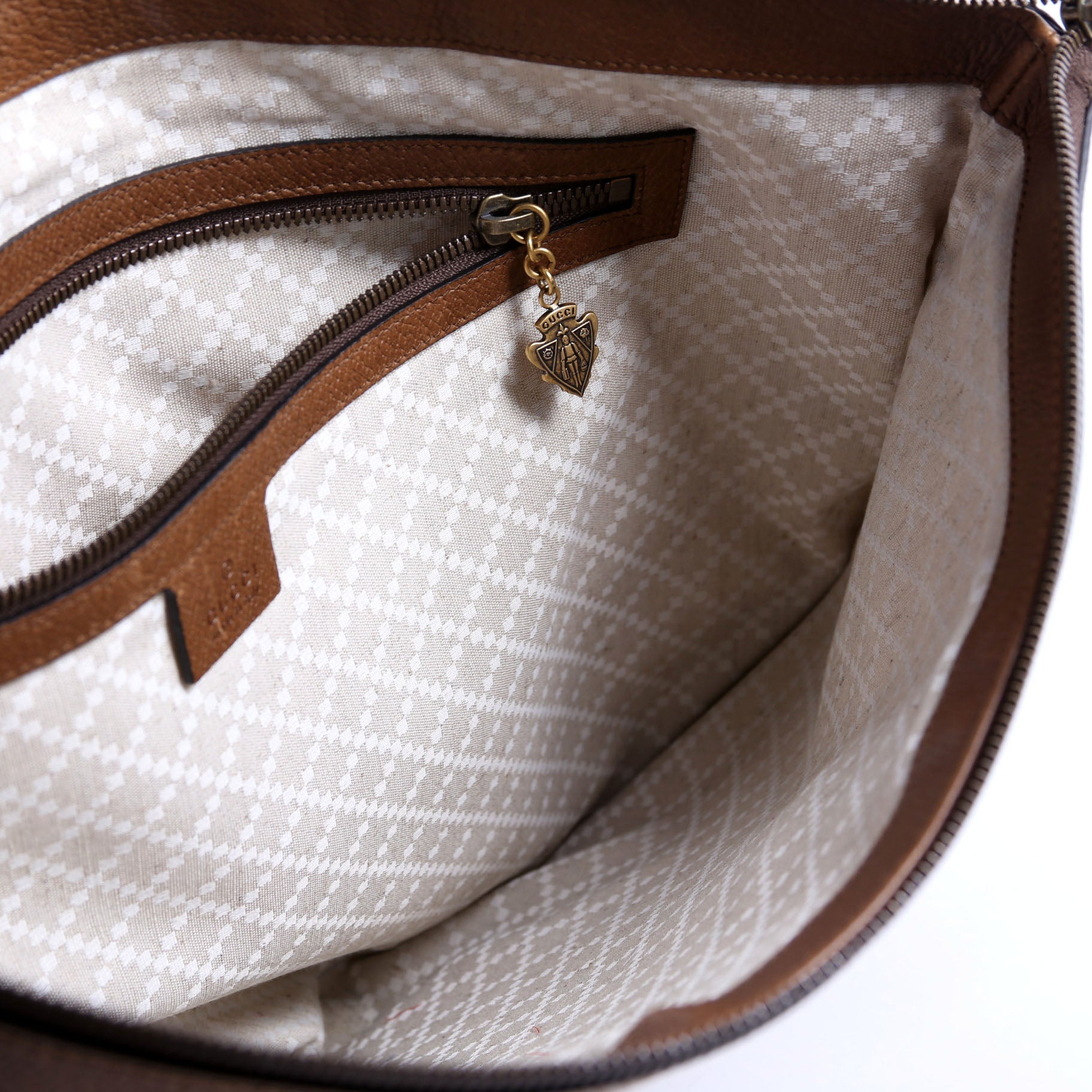 312766 Baiadera Striped Canvas Large Pouch