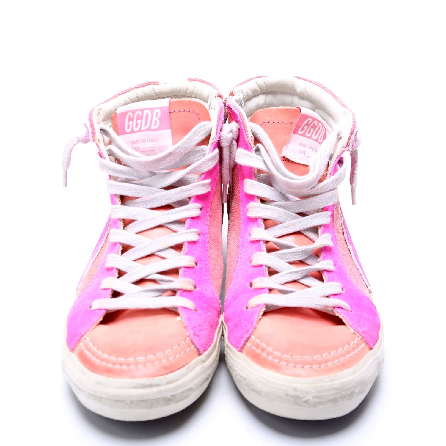Golden Goose Slide Sneakers Size 36 Salmon/Pink