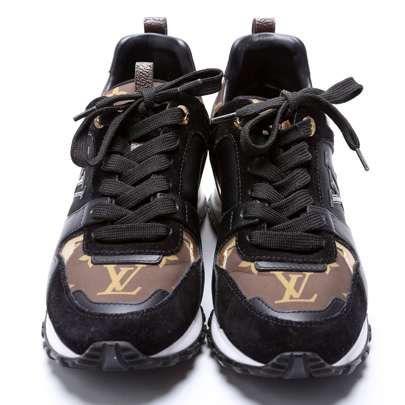 Run Away Nylon Sneakers Size 37 Black/Brown
