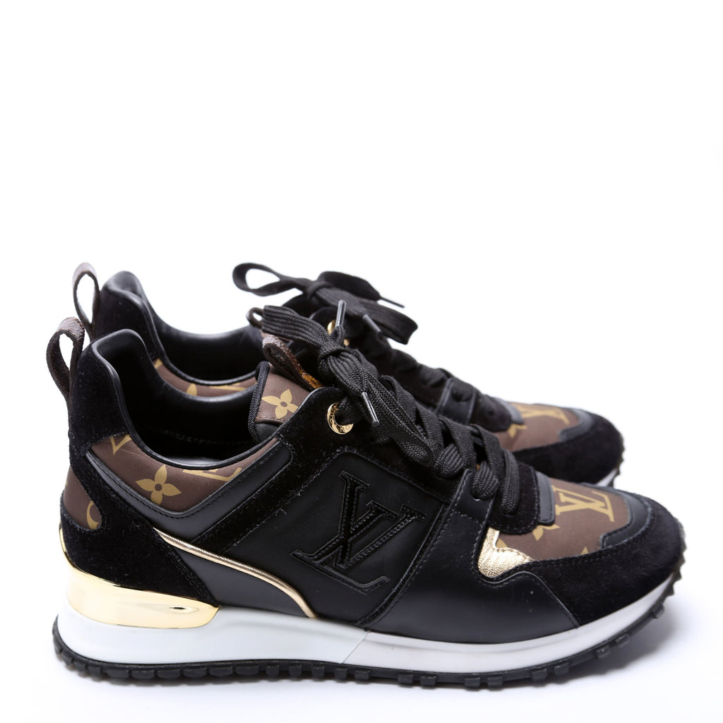 Run Away Nylon Sneakers Size 37 Black/Brown