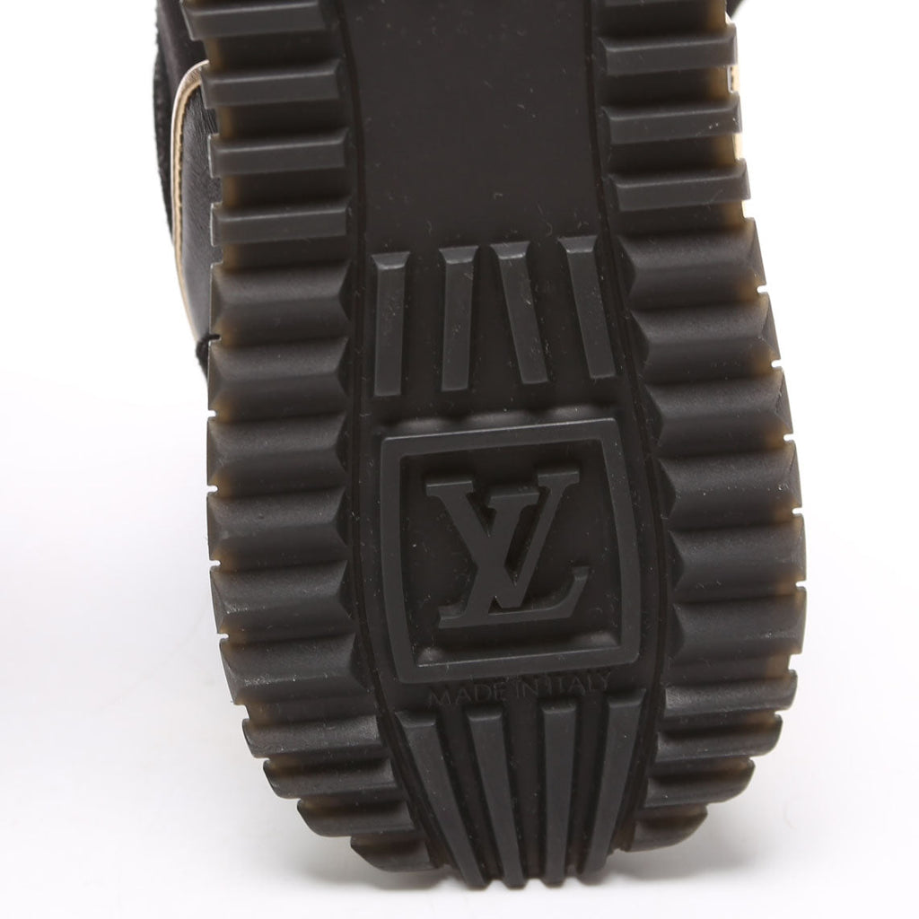 Run Away Nylon Sneakers Size 37 Black/Brown