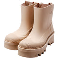 Chloe Raina Rubber Rain Boots Size 38 Tan