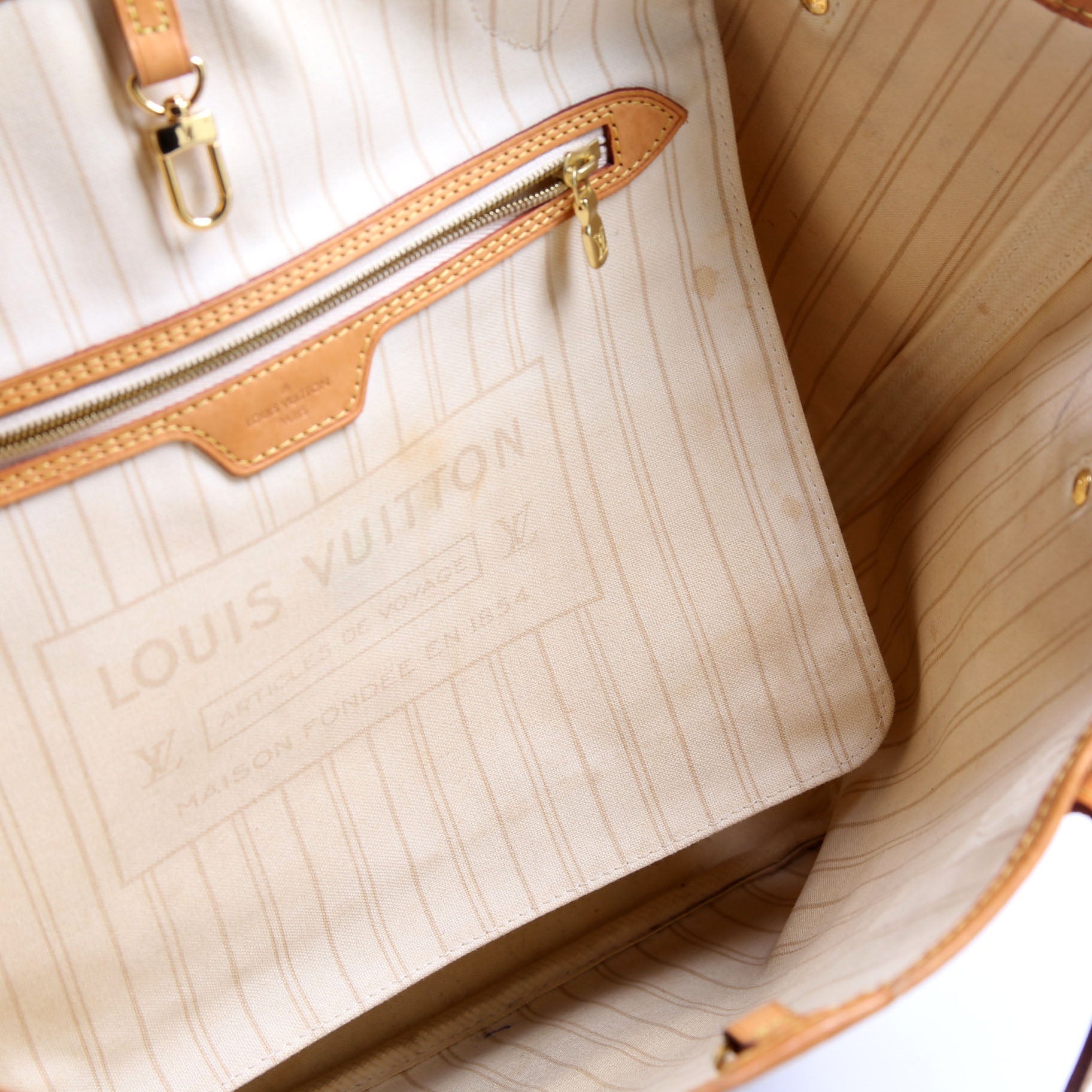 Neverfull MM Damier Azur Blue