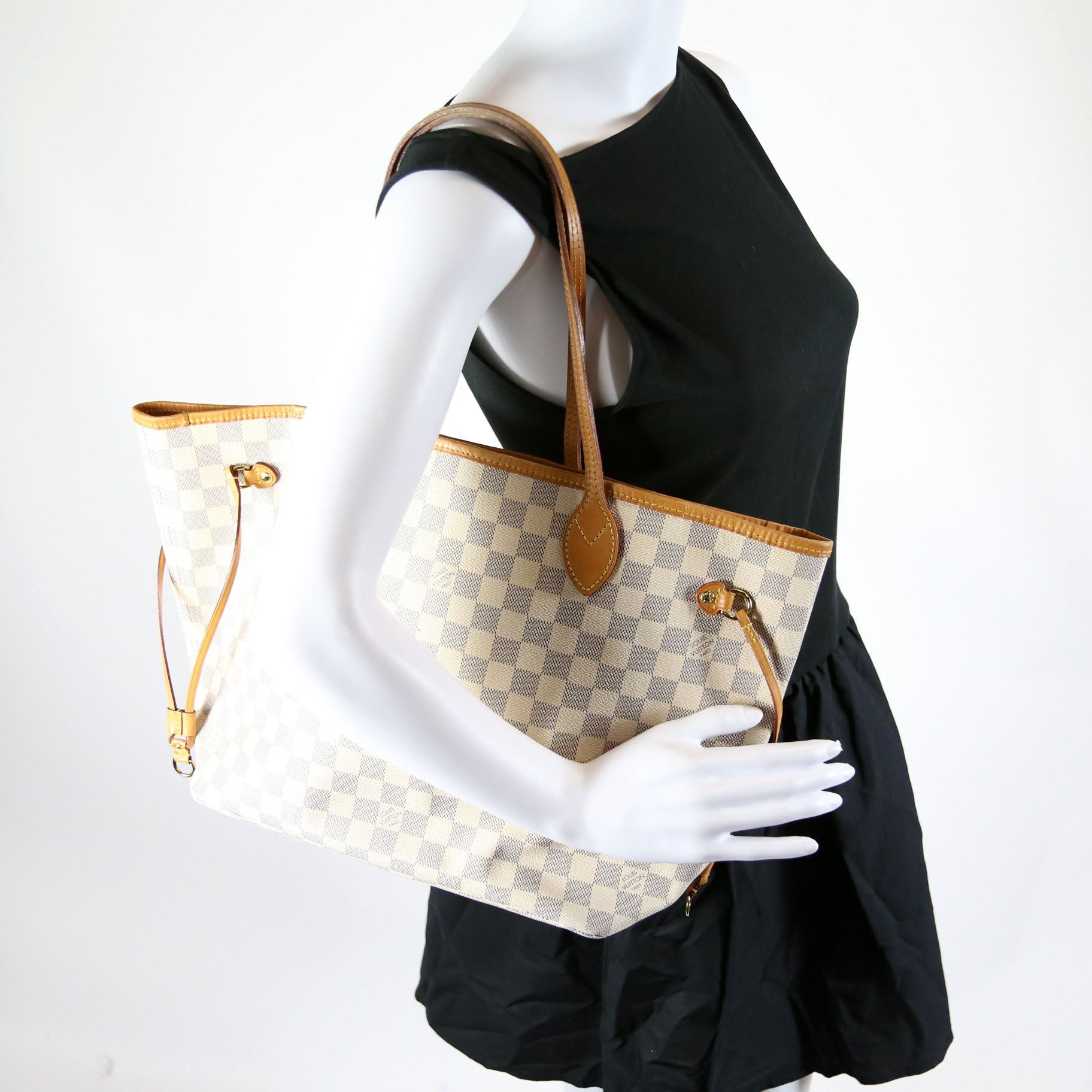 Neverfull MM Damier Azur Blue