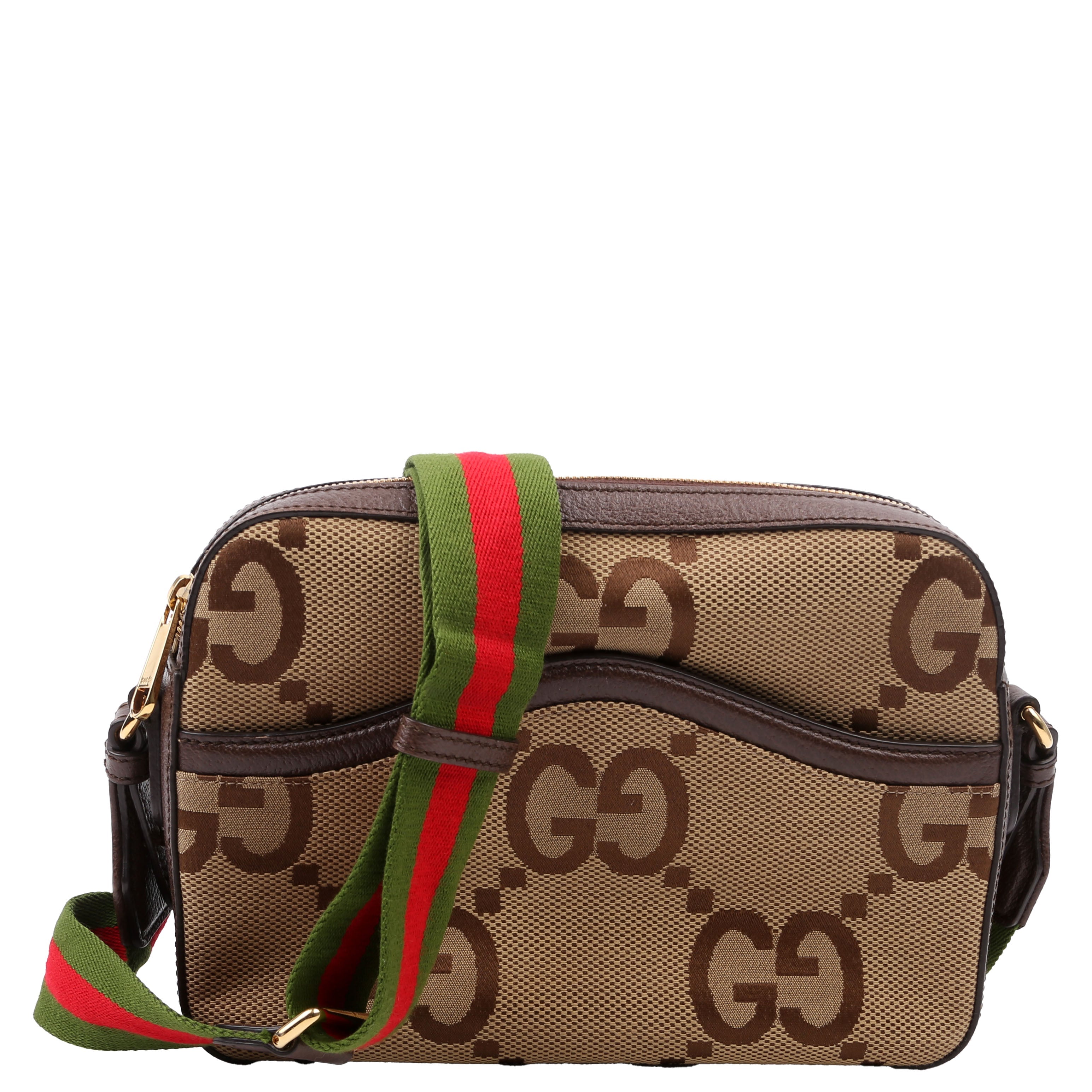 Gucci 675891 Jumbo GG Canvas Messenger