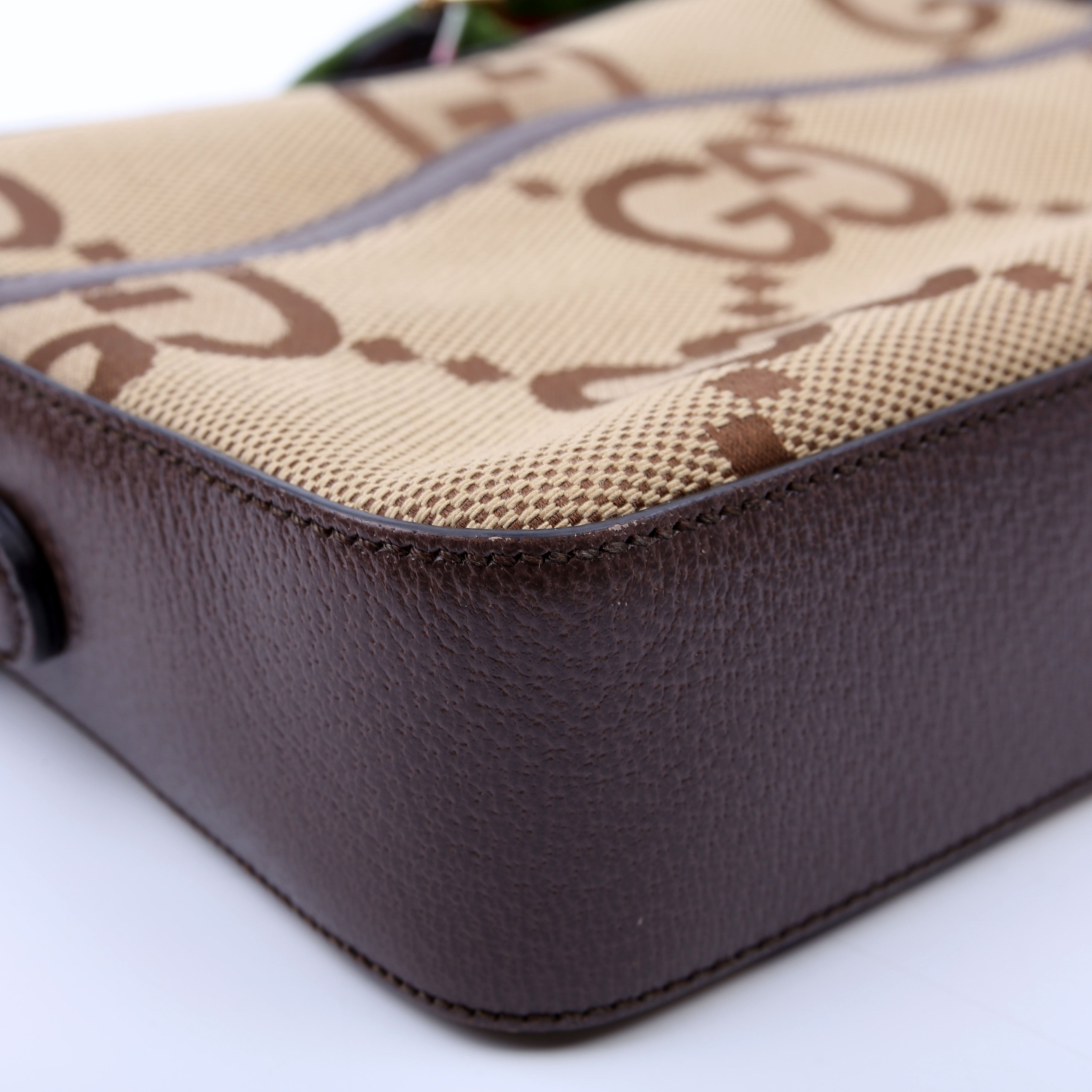 Gucci 675891 Jumbo GG Canvas Messenger