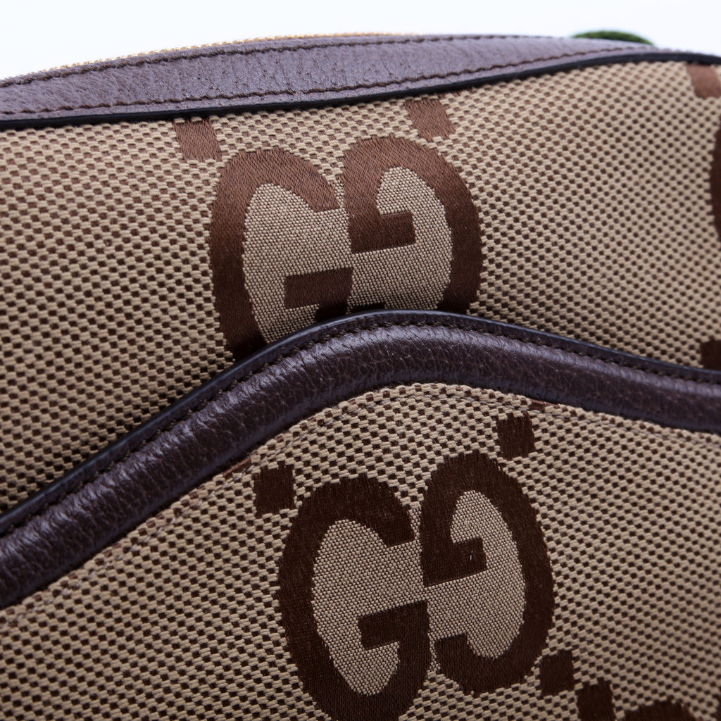Gucci 675891 Jumbo GG Canvas Messenger