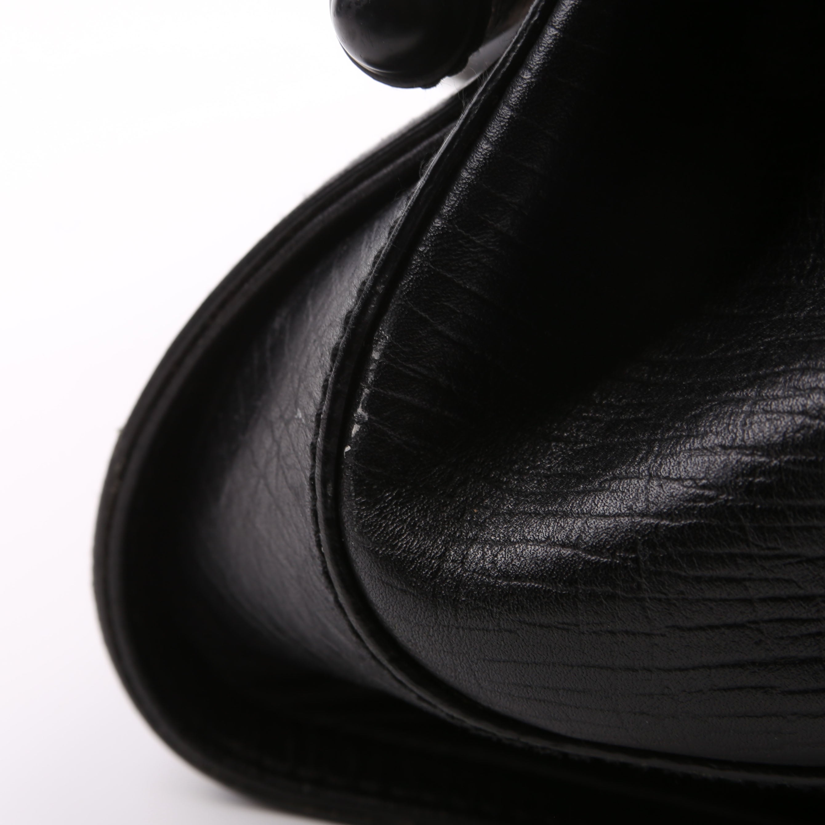 111713 GG Canvas Bamboo Bullet Medium Black